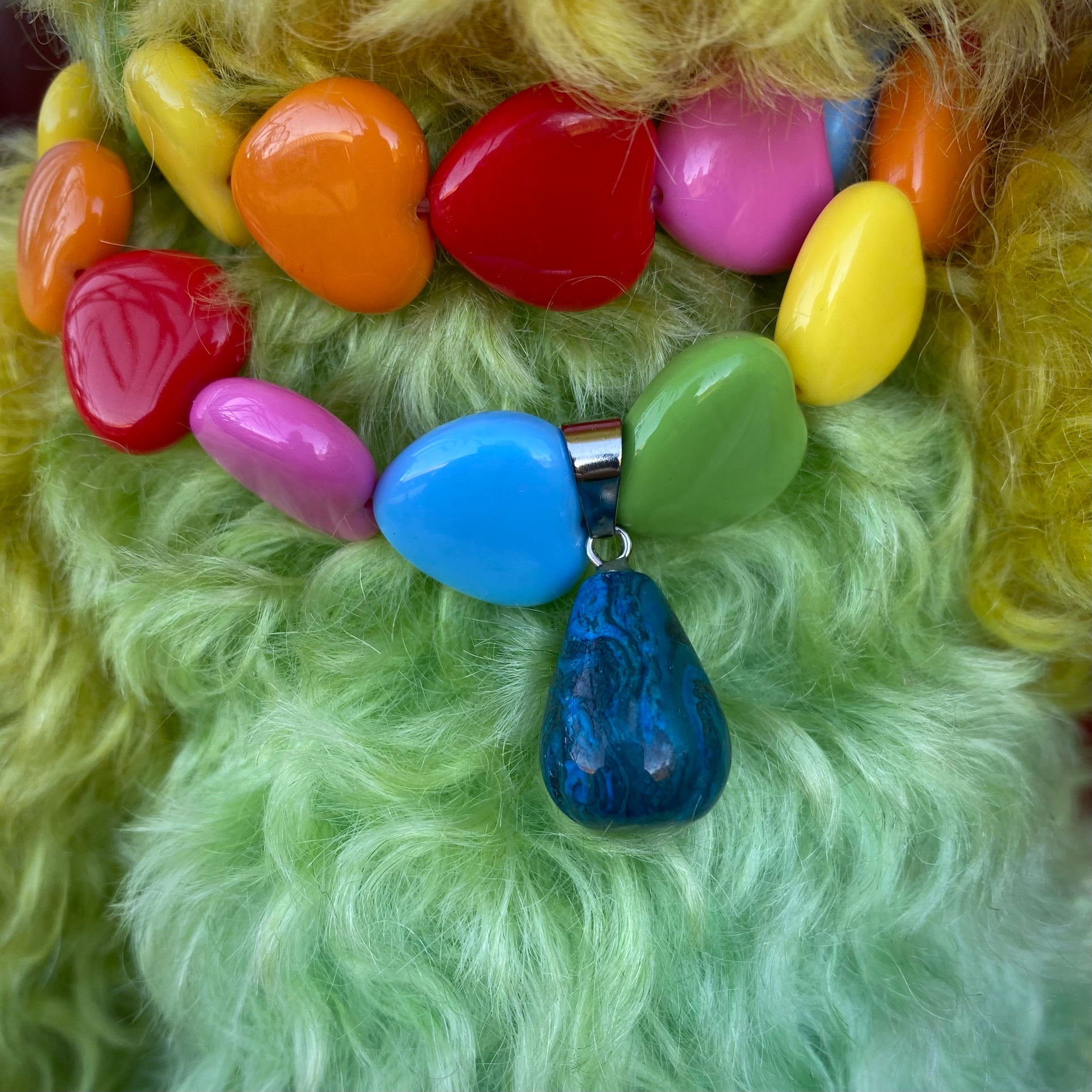 Gumdrop - 13" Hand-Dyed kid mohair bear by Emma's Bears - OOAK