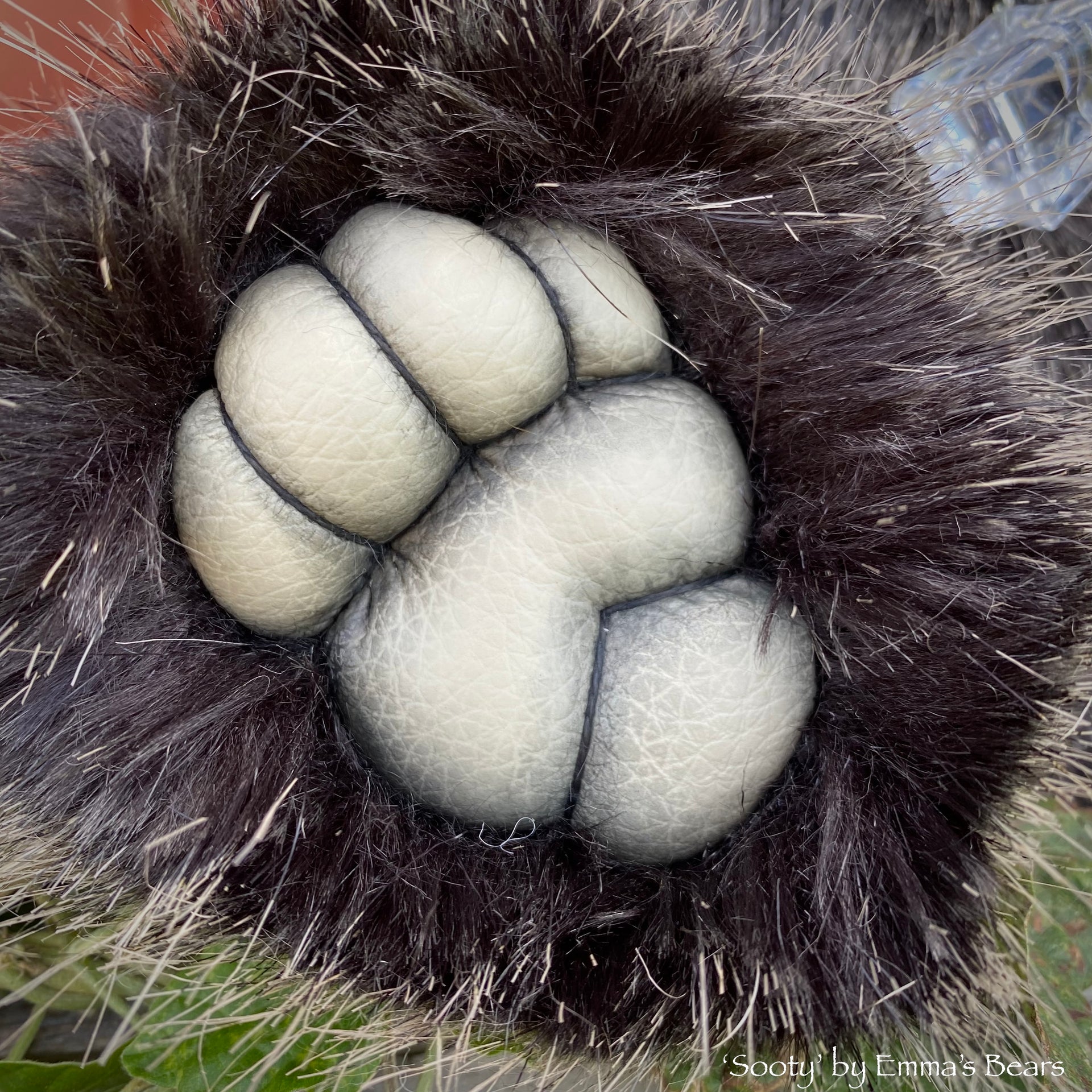 Sooty - 13" faux fur Artist Bear by Emma's Bears - OOAK
