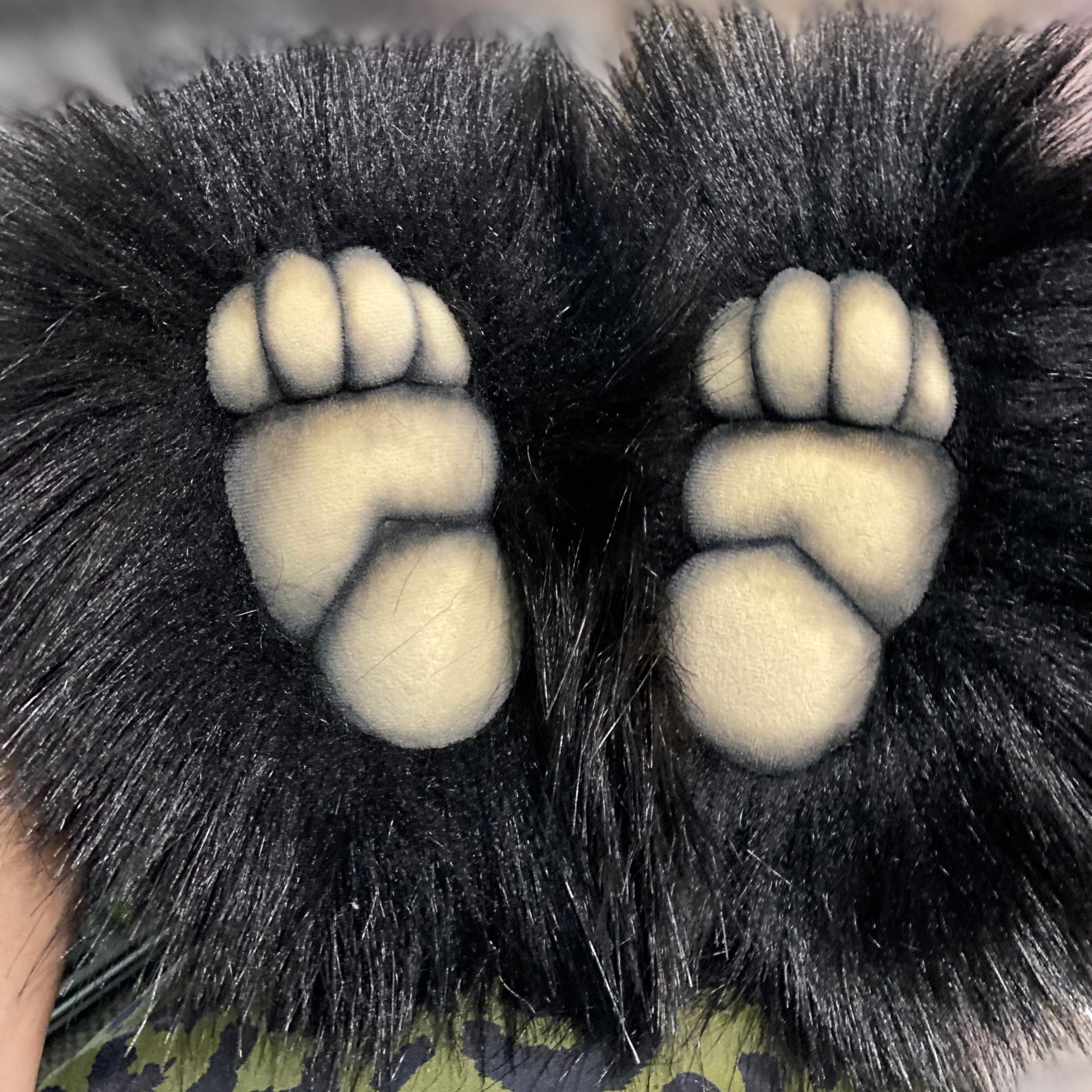 Sherbet lemon - 16" faux fur and alpaca Artist Bear by Emma's Bears - OOAK