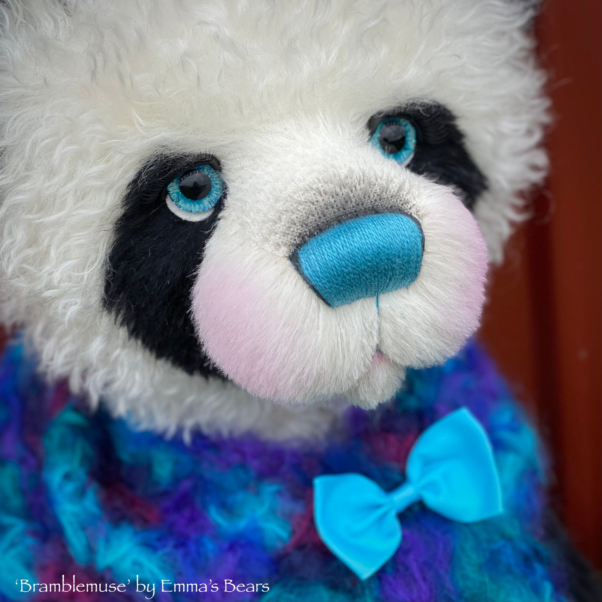 Bramblemuse - 24" mohair artist panda bear by Emma's Bears  - OOAK