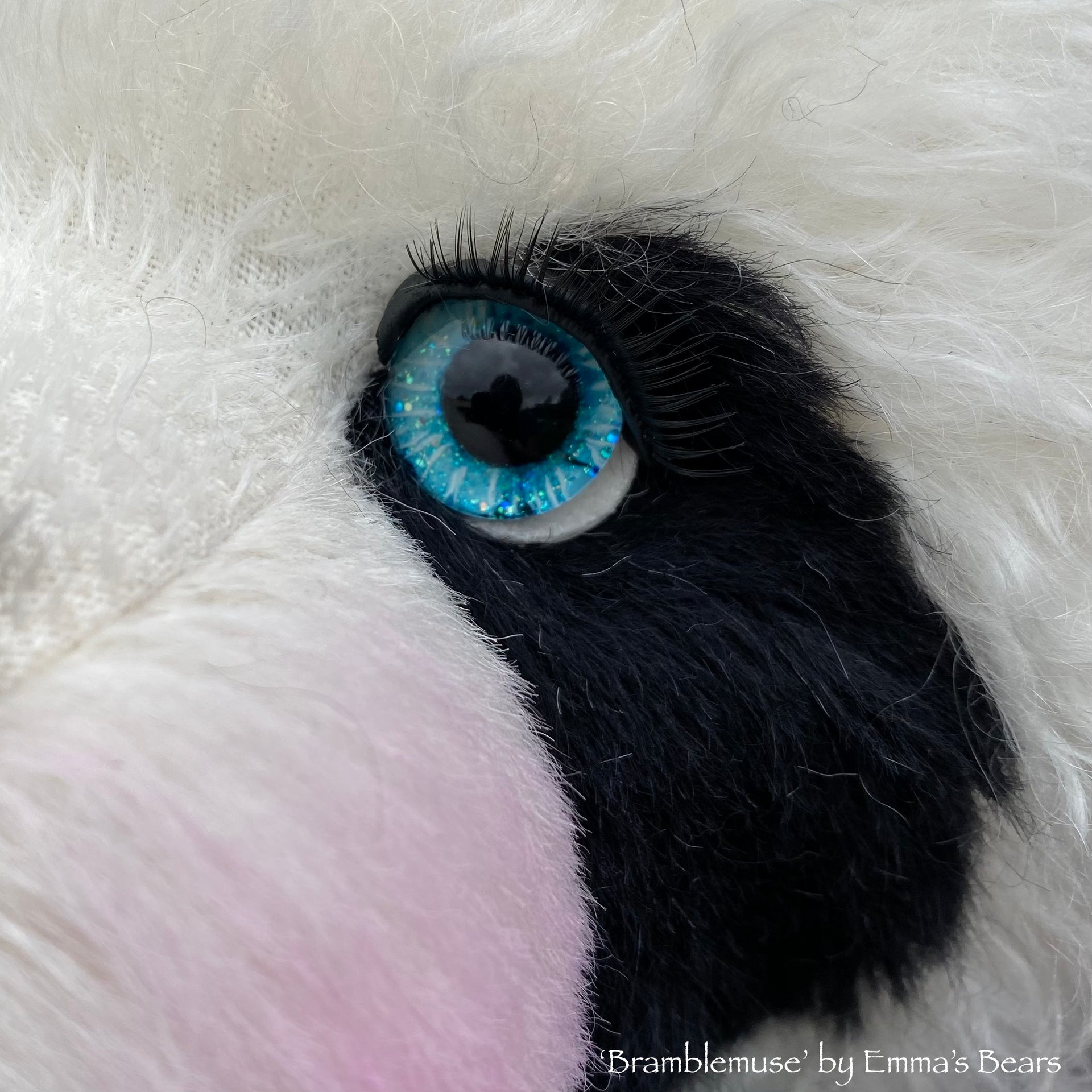 Bramblemuse - 24" mohair artist panda bear by Emma's Bears - OOAK