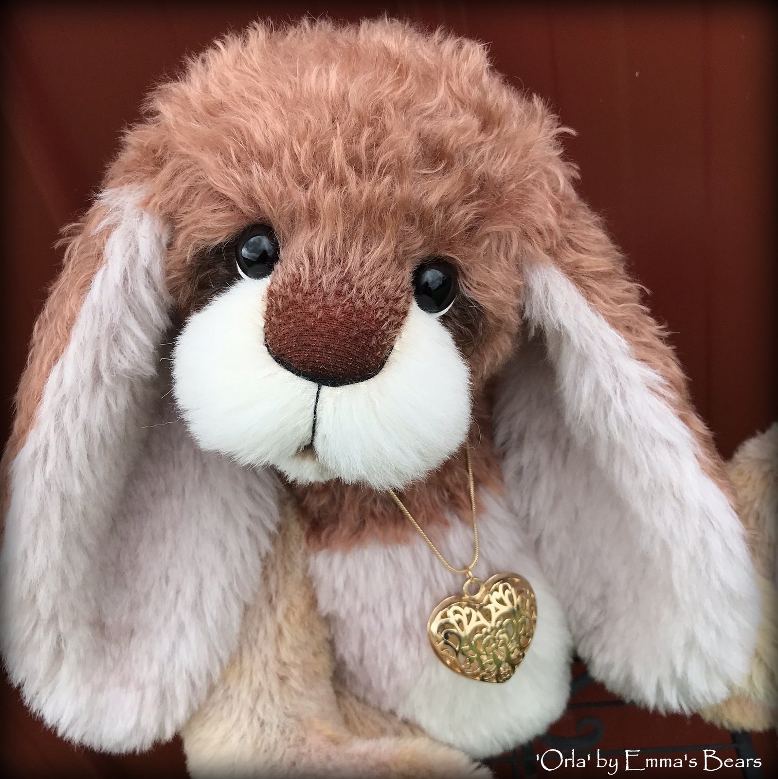 Orla - 19" Mohair and Alpaca Easter Bunny by Emma's Bears - OOAK