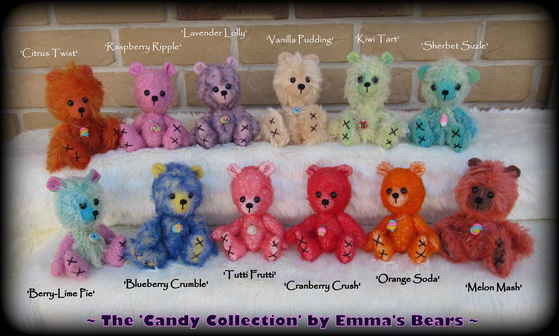 Digital PATTERN - 6" Candy bear