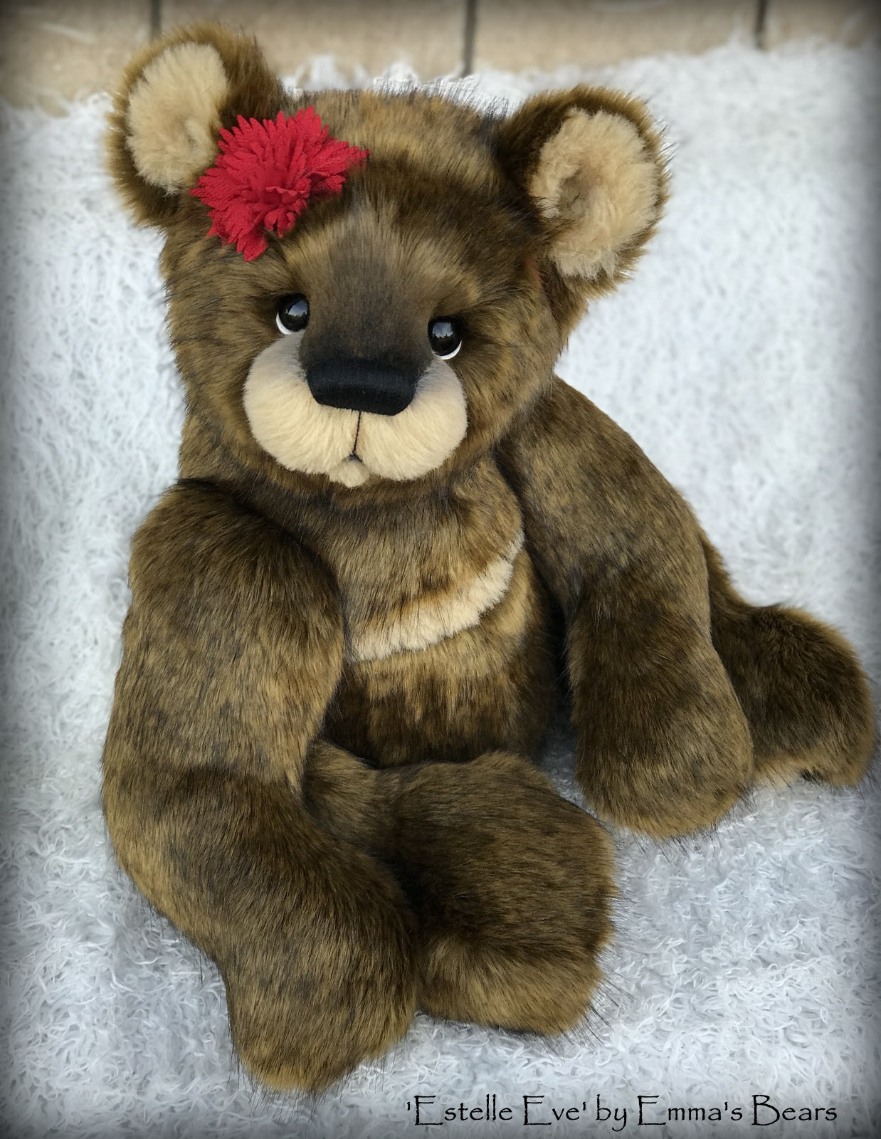 Estelle Eve - 25" Christmas 2018 Toddler Artist Bear by Emma's Bears - OOAK