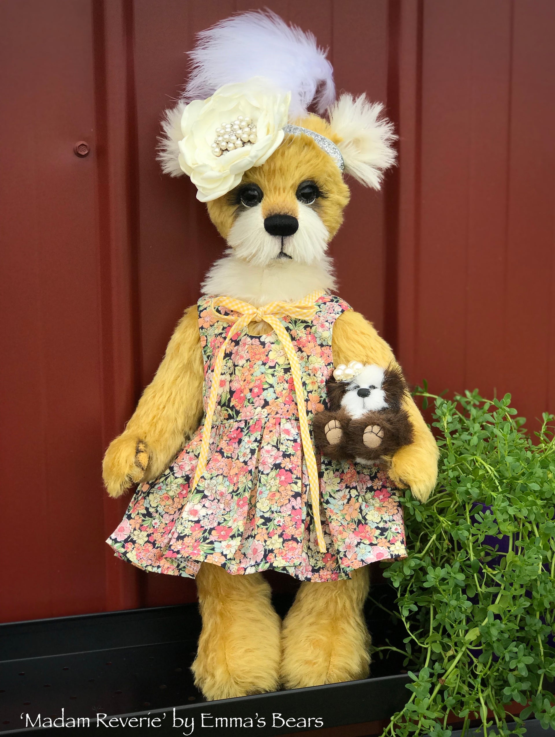 Madam Reverie - 16in MOHAIR Bear by Emmas Bears - OOAK