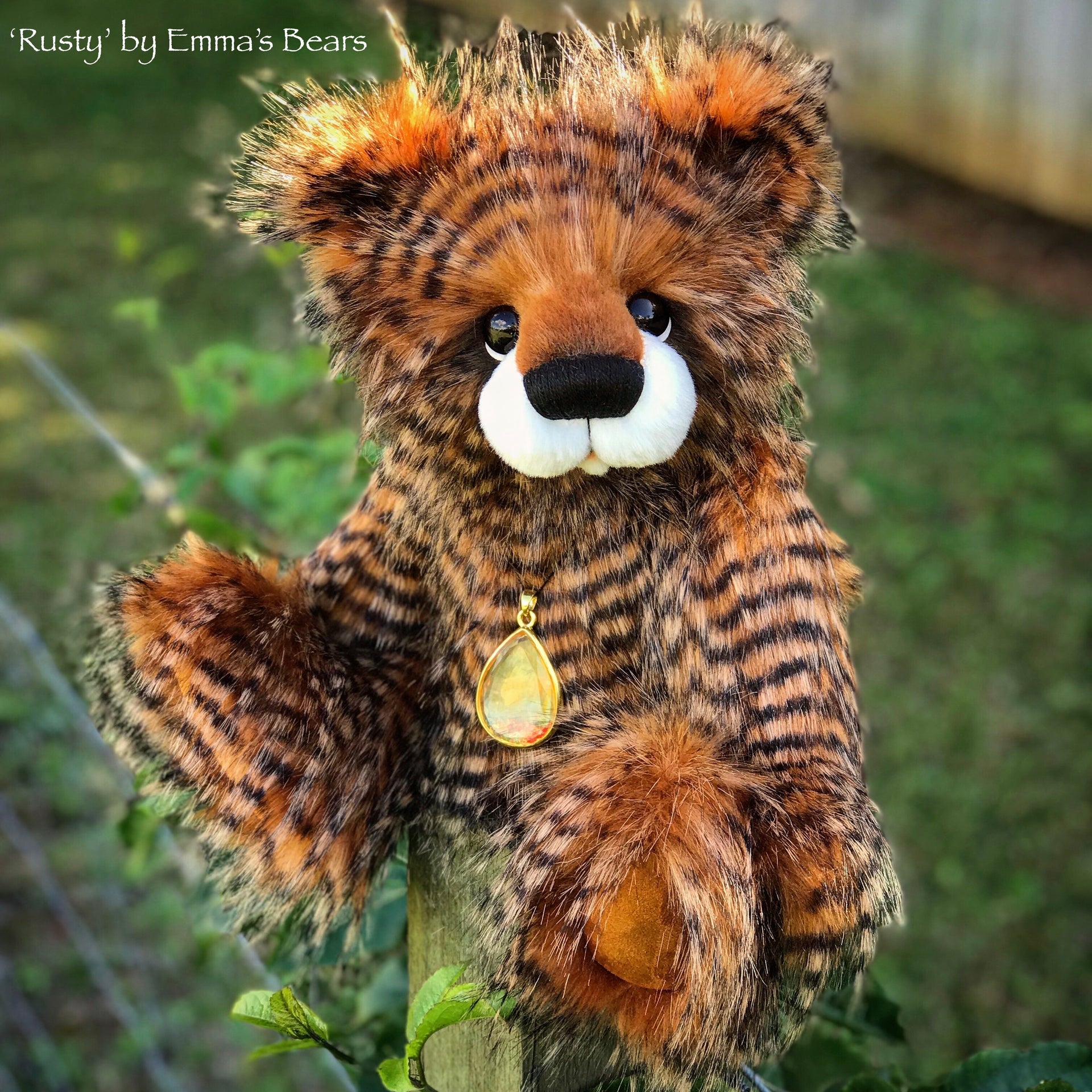 Rusty - 16" faux fur Artist Bear by Emma's Bears - OOAK