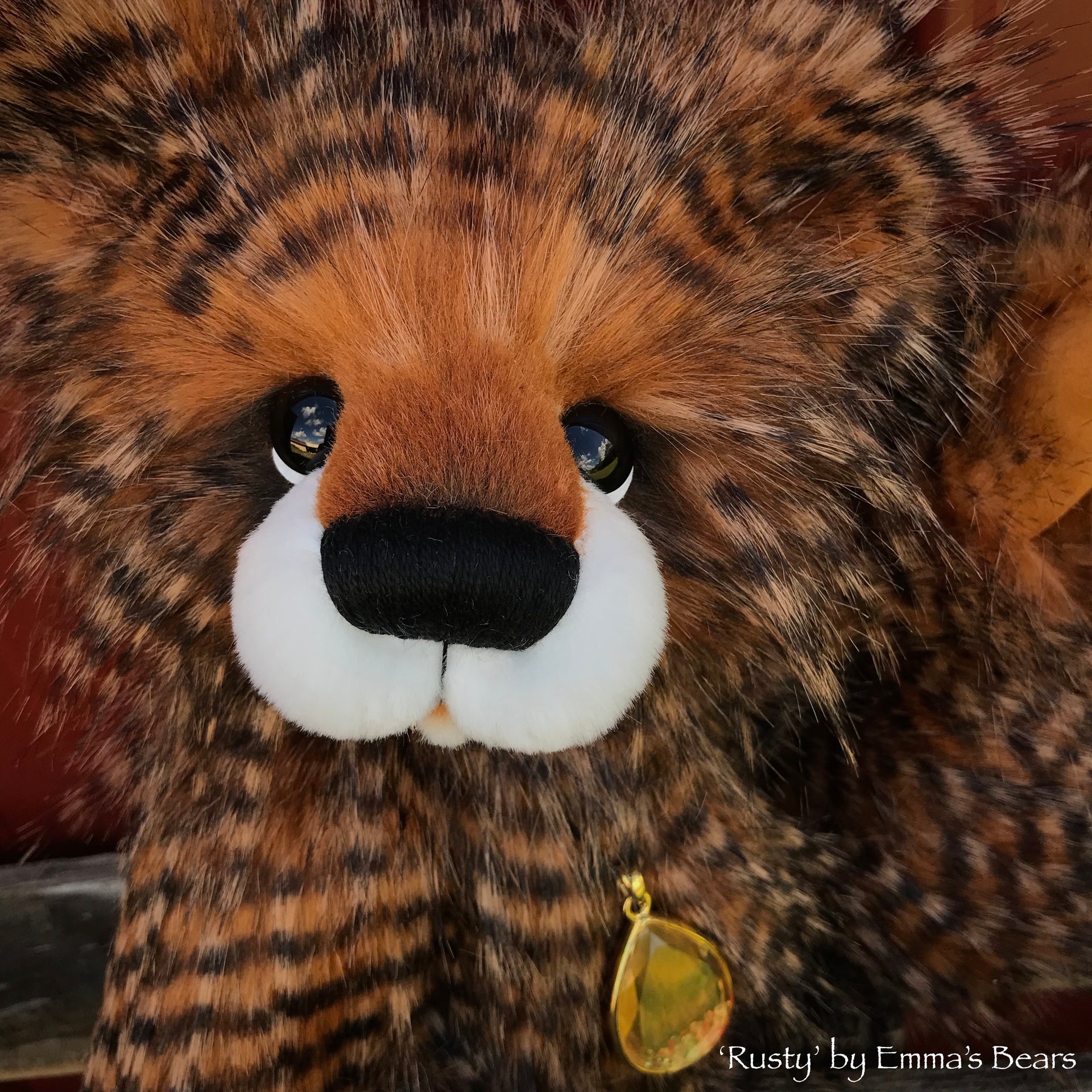 Rusty - 16" faux fur Artist Bear by Emma's Bears - OOAK