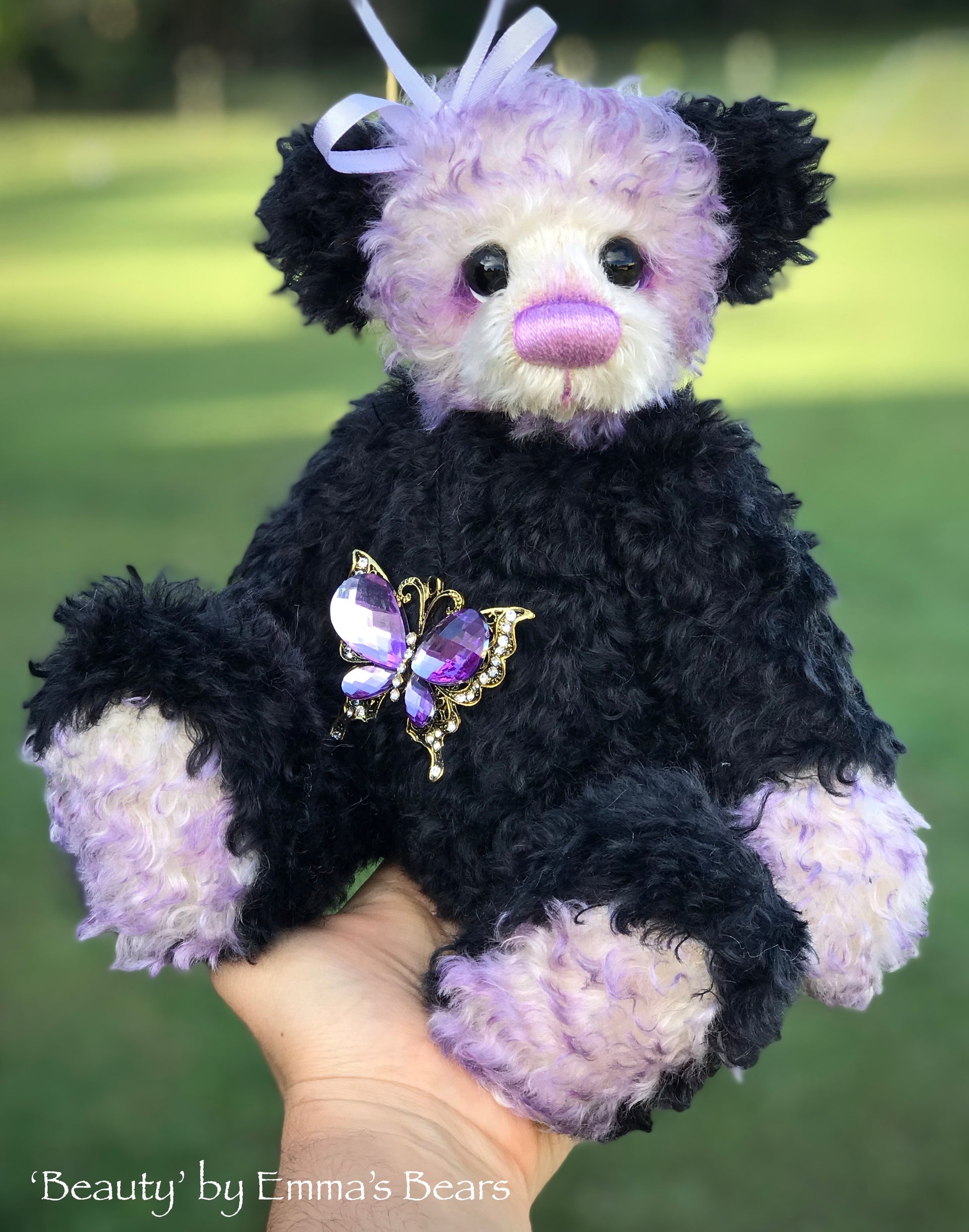 Beauty - 12" Kid Mohair Artist Bear by Emma's Bears - OOAK