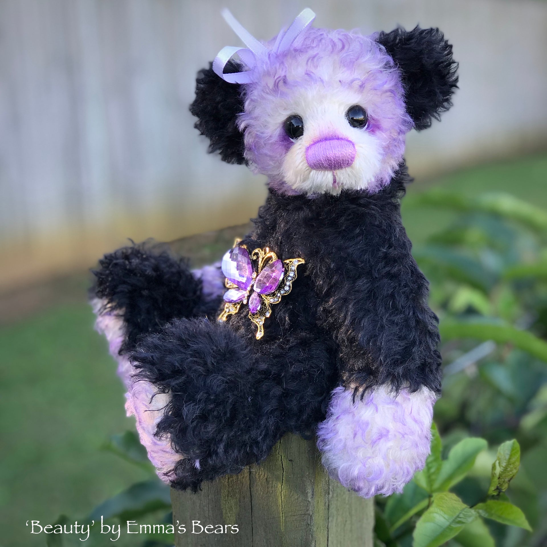 Beauty - 12" Kid Mohair Artist Bear by Emma's Bears - OOAK