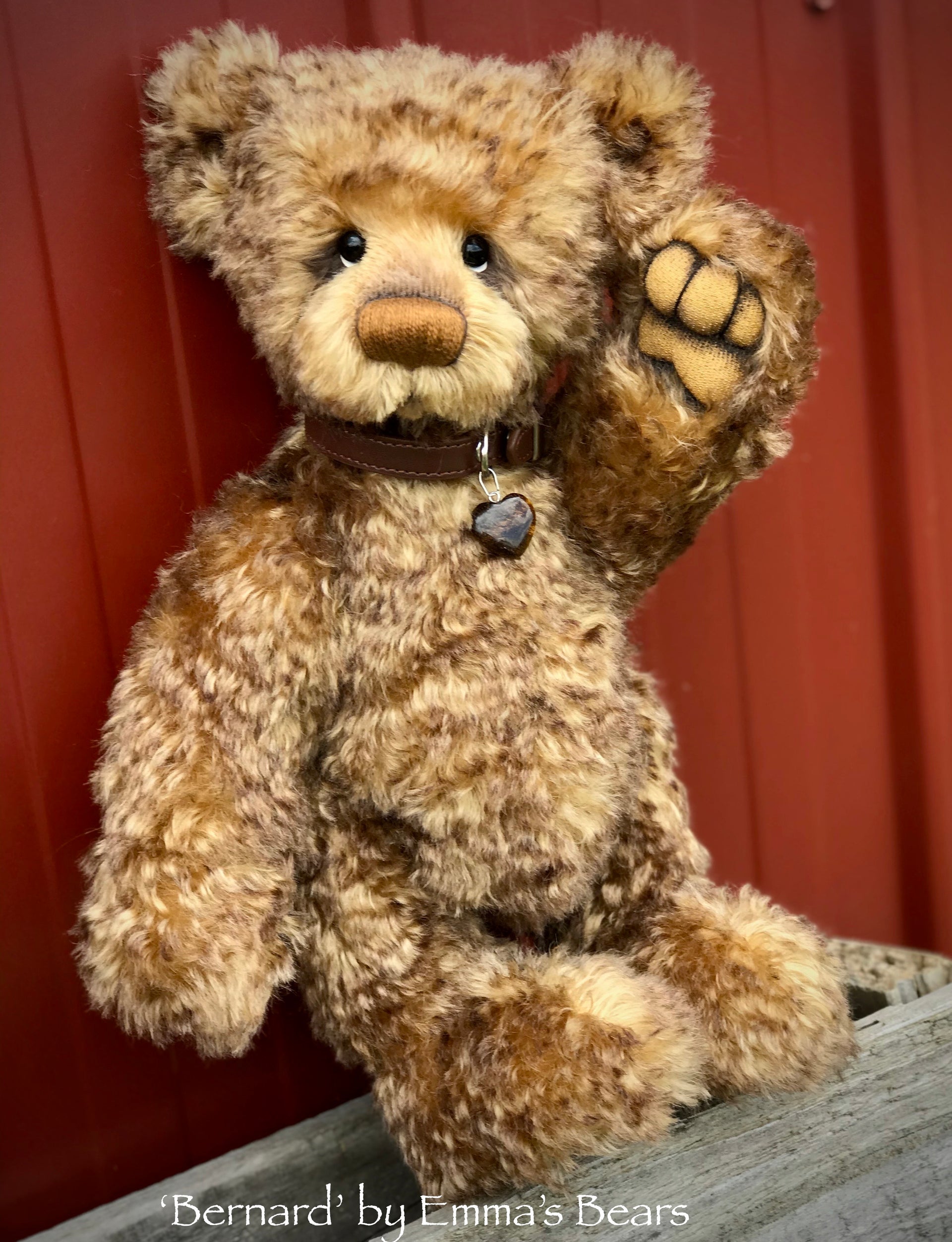 Bernard - 15" kid mohair bear by Emmas Bears - OOAK