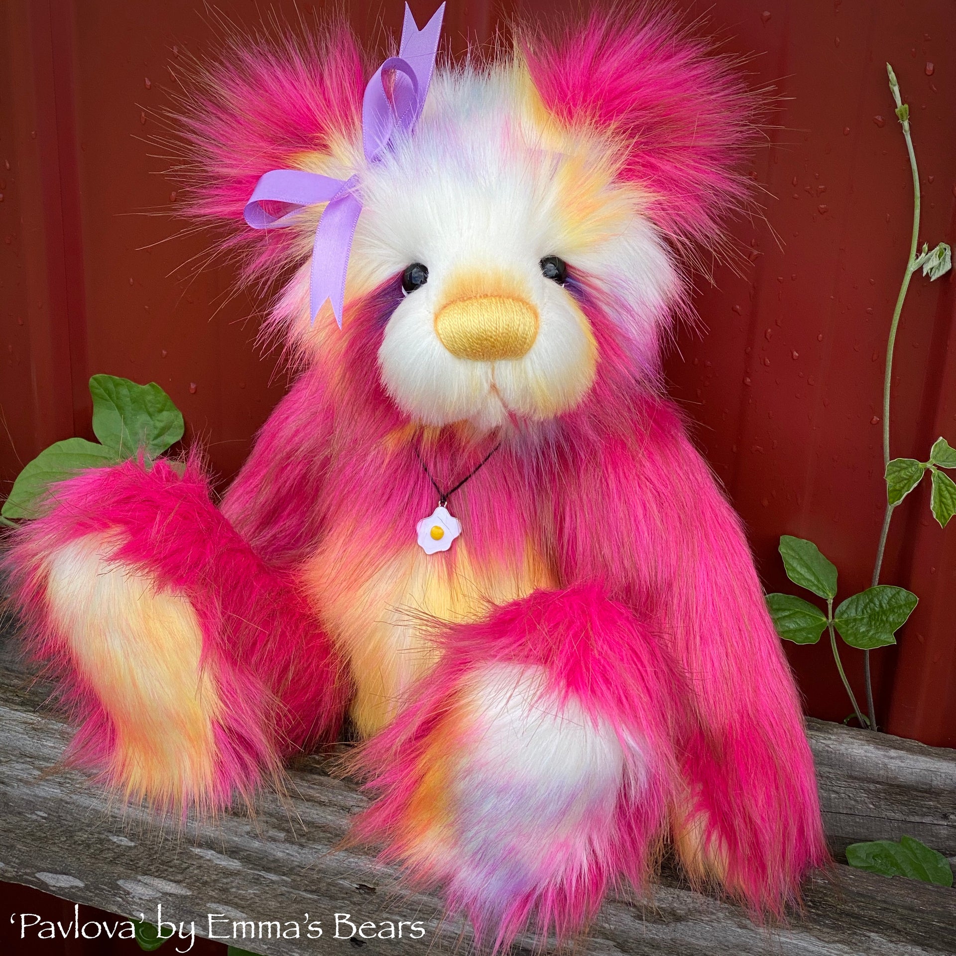 Pavlova - 16" faux fur Artist Bear by Emma's Bears - OOAK