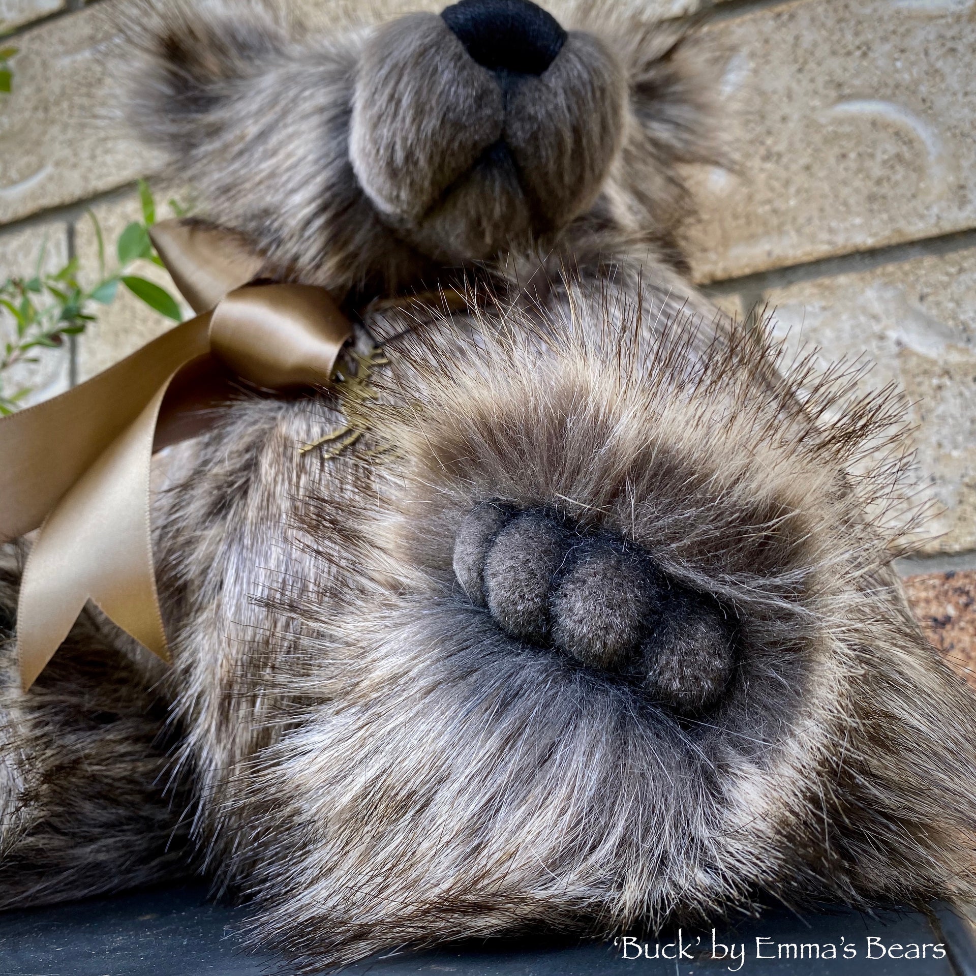 Buck - 17" faux fur bear by Emmas Bears - OOAK