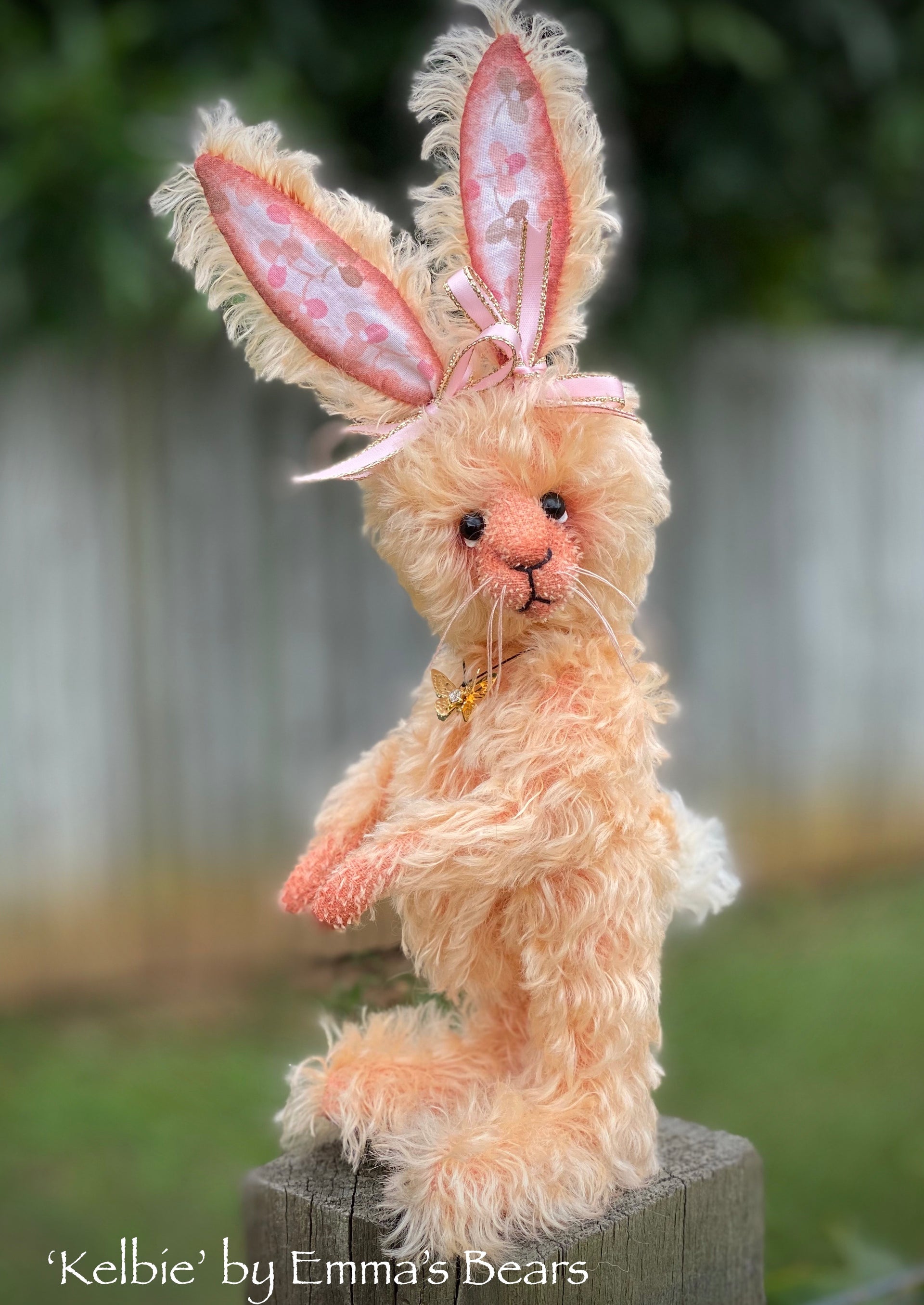 Kelbie - 8"  Mohair Artist Bunny by Emma's Bears - OOAK