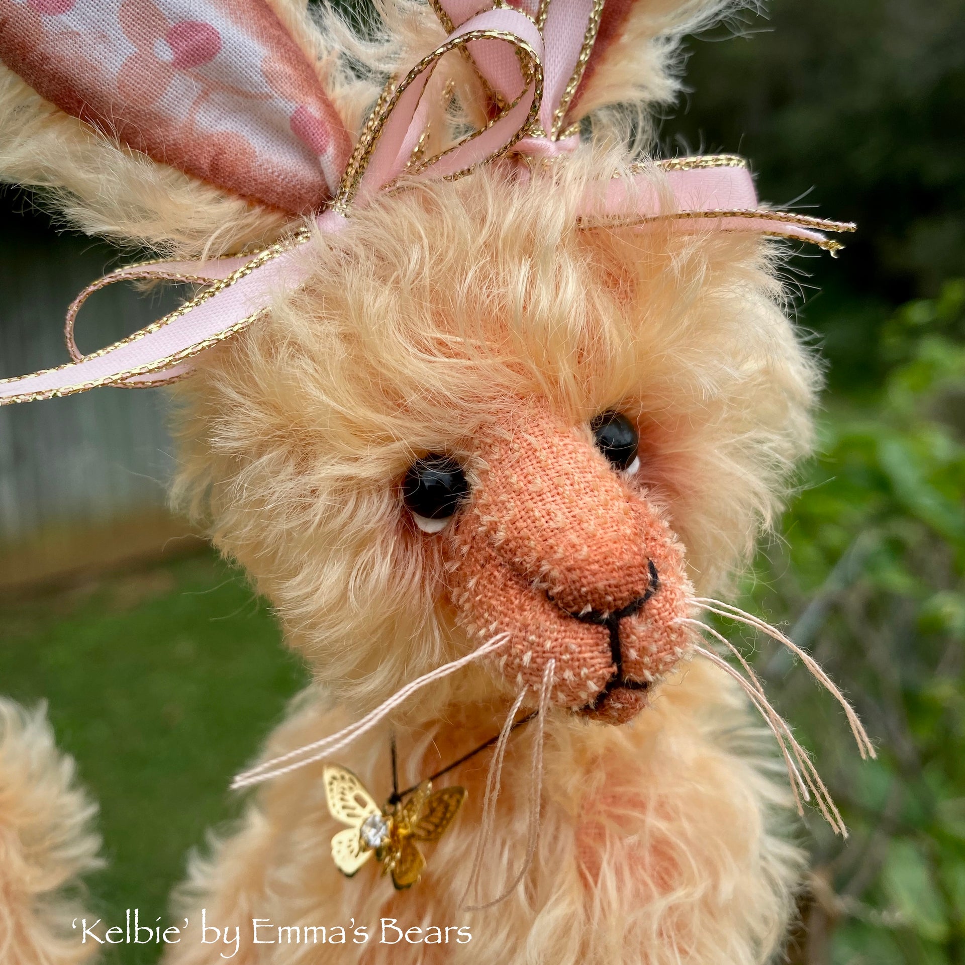 Kelbie - 8"  Mohair Artist Bunny by Emma's Bears - OOAK