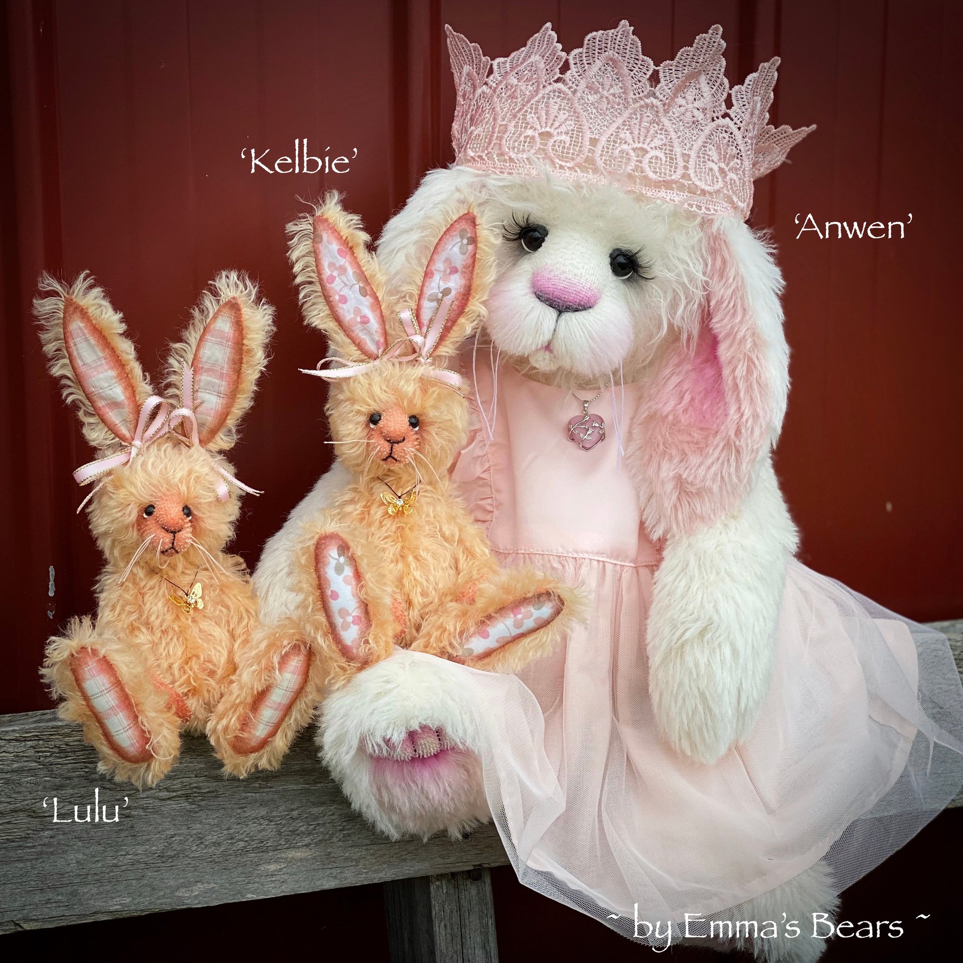 Kelbie - 8"  Mohair Artist Bunny by Emma's Bears - OOAK