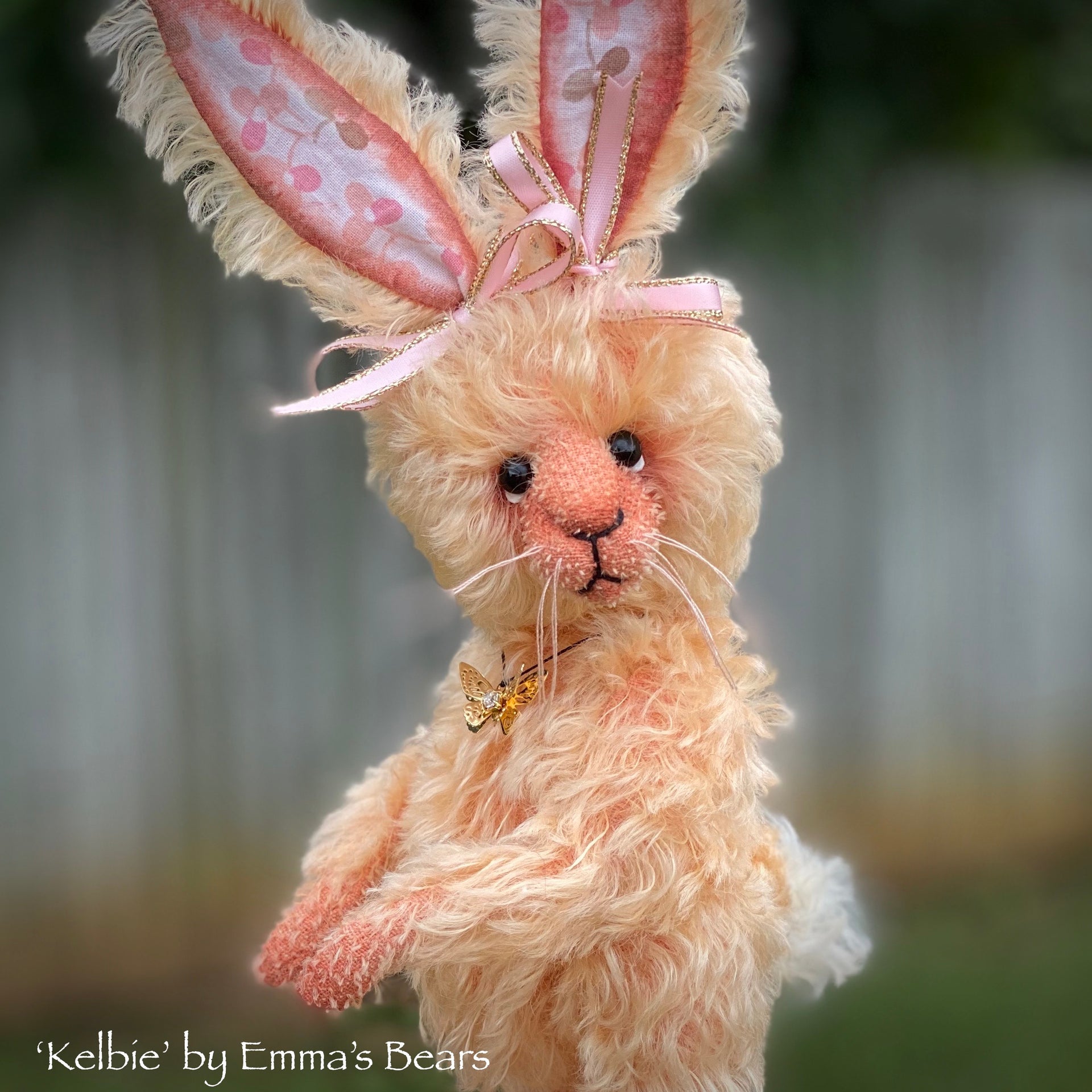 Kelbie - 8"  Mohair Artist Bunny by Emma's Bears - OOAK