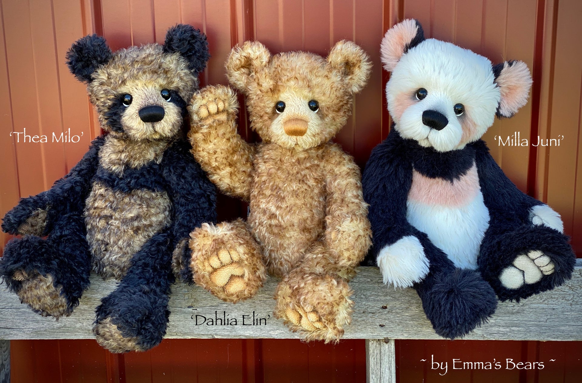 Milla Juni - 18" Artist Baby Bear by Emma's Bears - OOAK