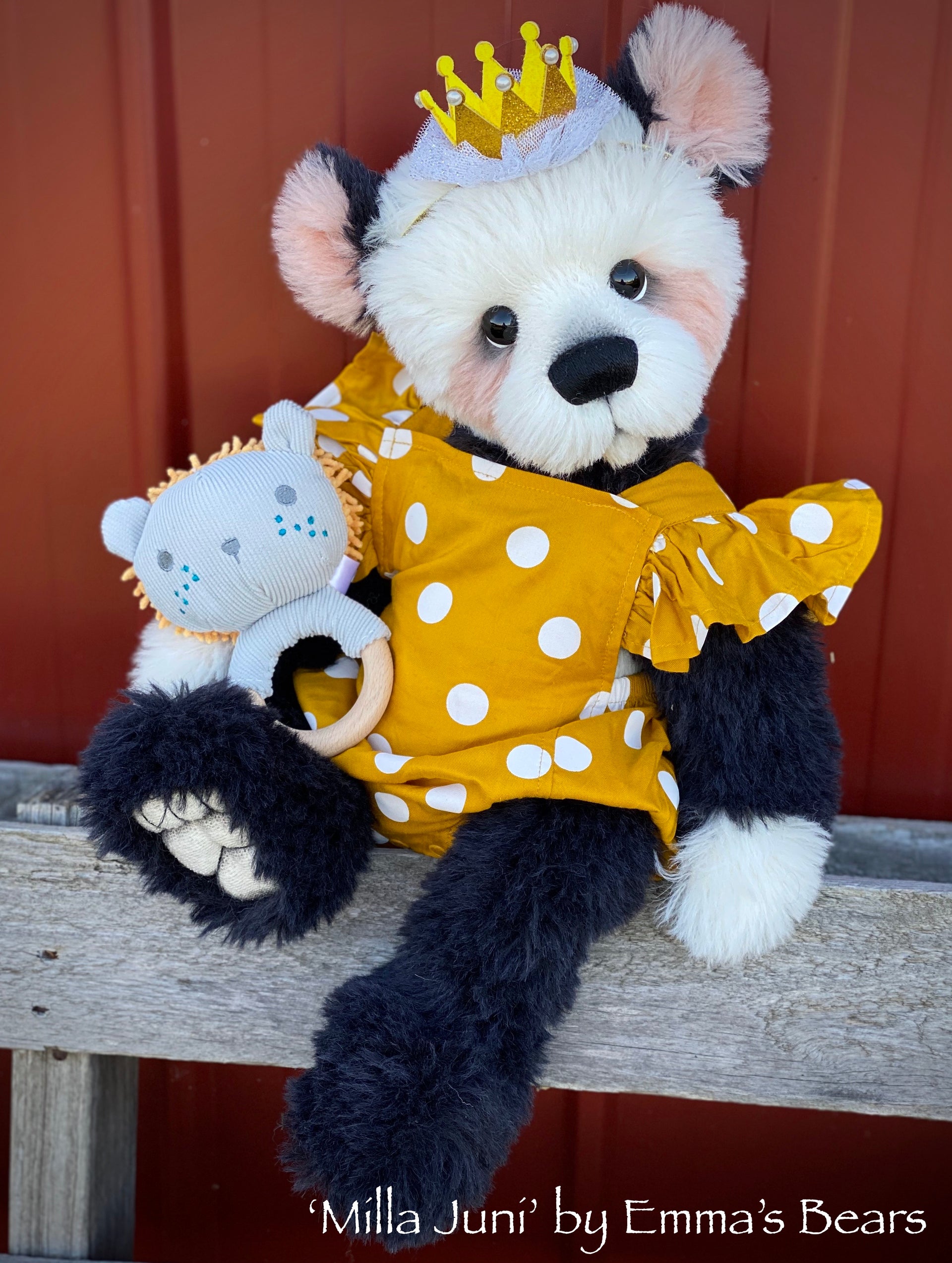 Milla Juni - 18" Artist Baby Bear by Emma's Bears - OOAK