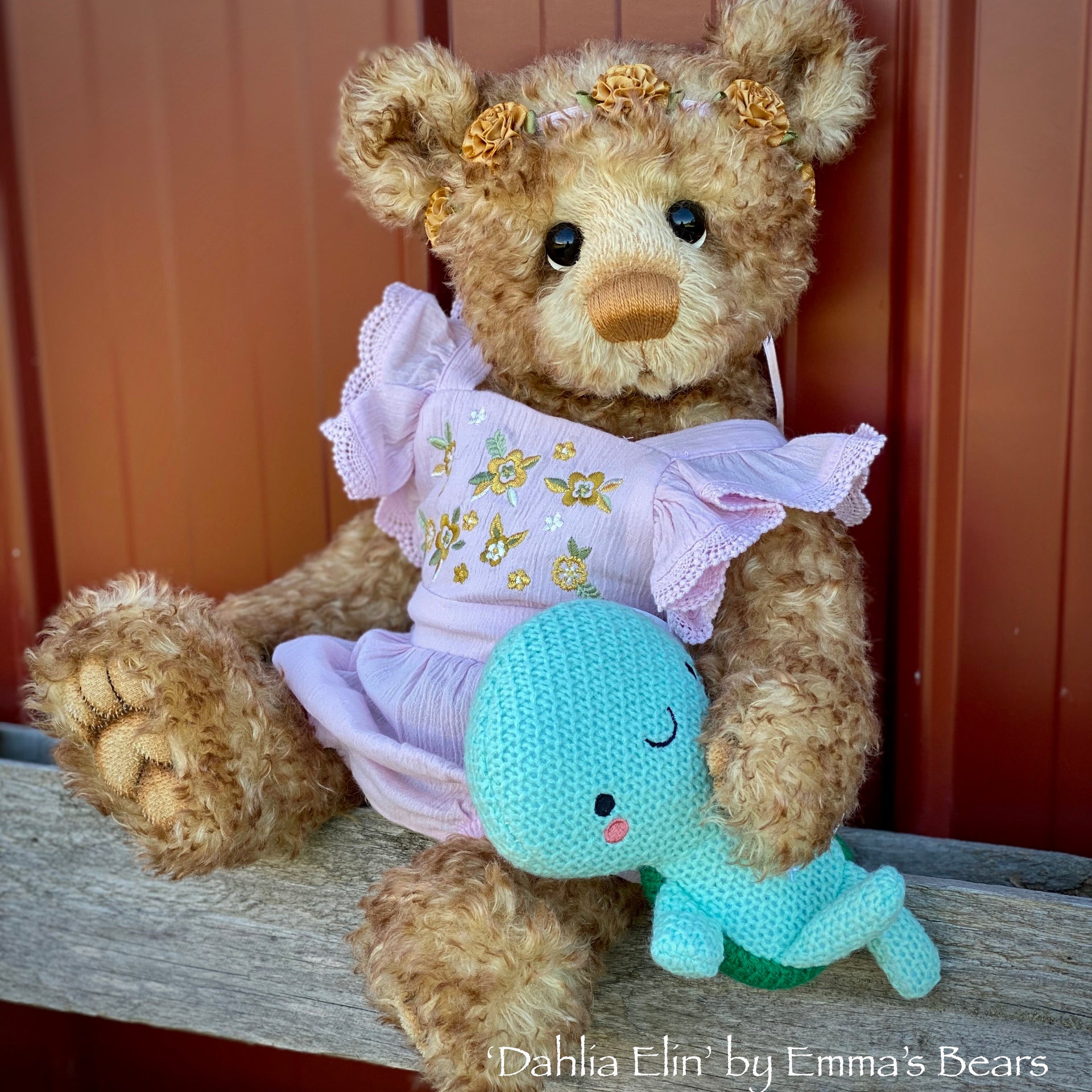 Dahlia Elin - 18" Artist Baby Bear by Emma's Bears - OOAK