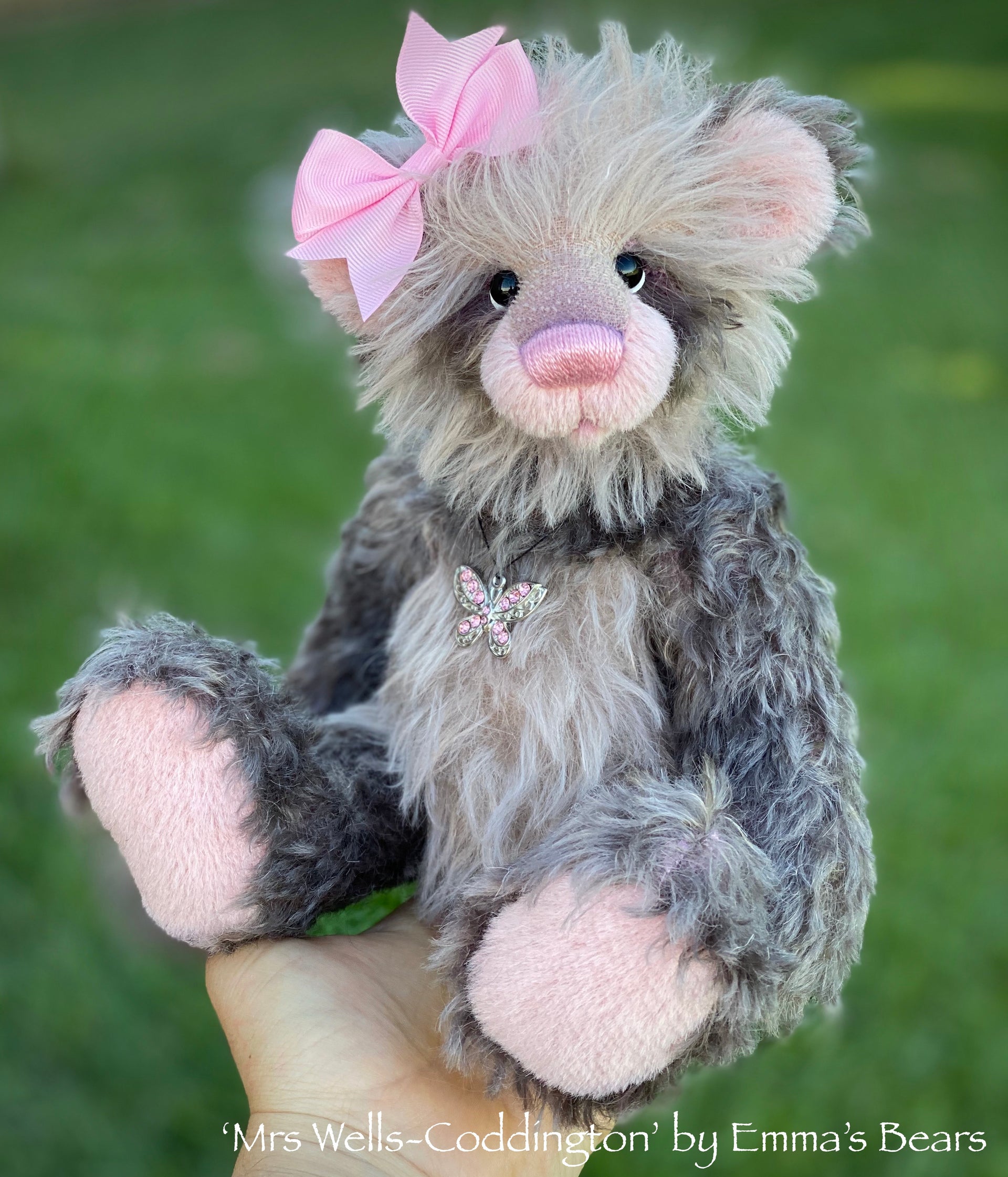 Mrs Wells-Coddington - 12" Mohair Artist Bear by Emma's Bears - OOAK