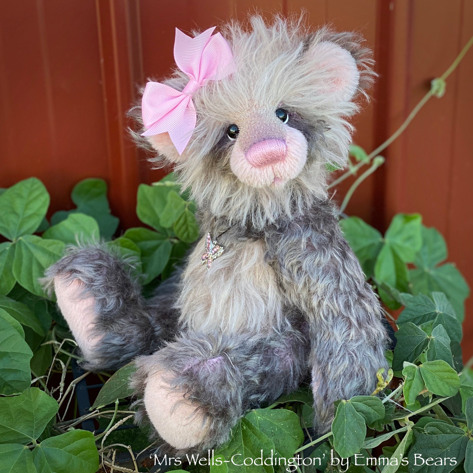 Mrs Wells-Coddington - 12" Mohair Artist Bear by Emma's Bears - OOAK