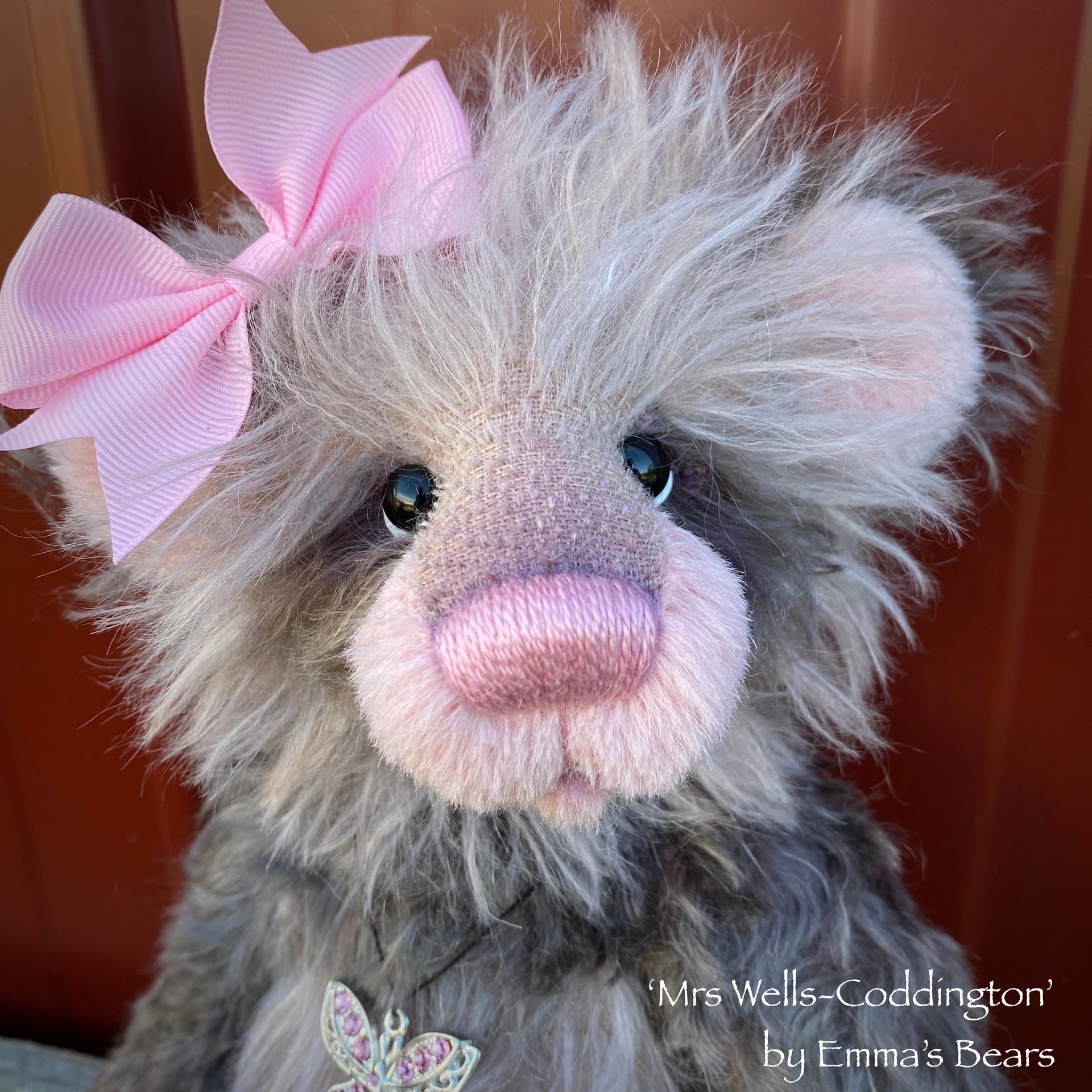 Mrs Wells-Coddington - 12" Mohair Artist Bear by Emma's Bears - OOAK