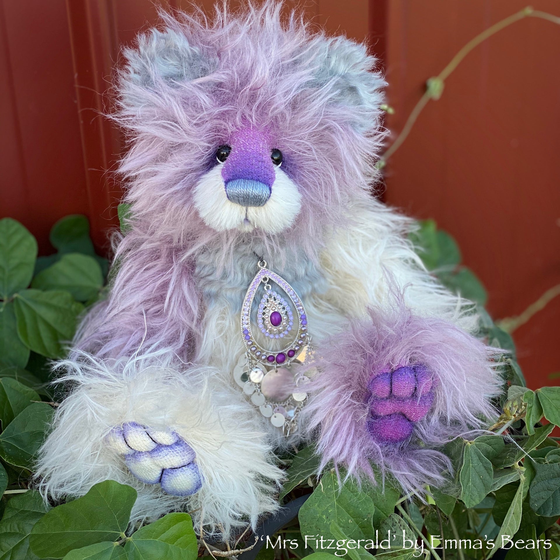 Mrs Fitzgerald - 12" Mohair Artist Bear by Emma's Bears - OOAK