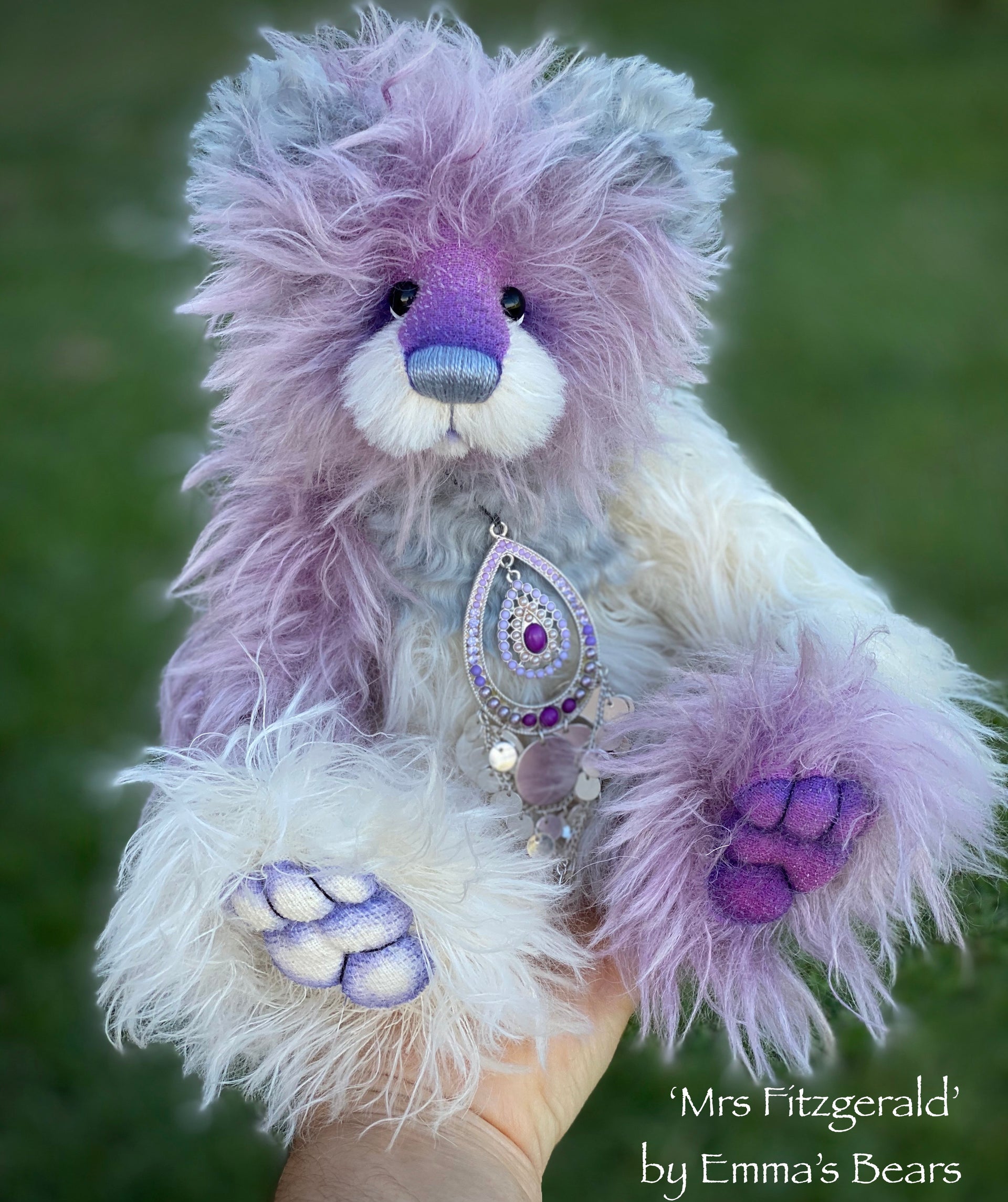 Mrs Fitzgerald - 12" Mohair Artist Bear by Emma's Bears - OOAK