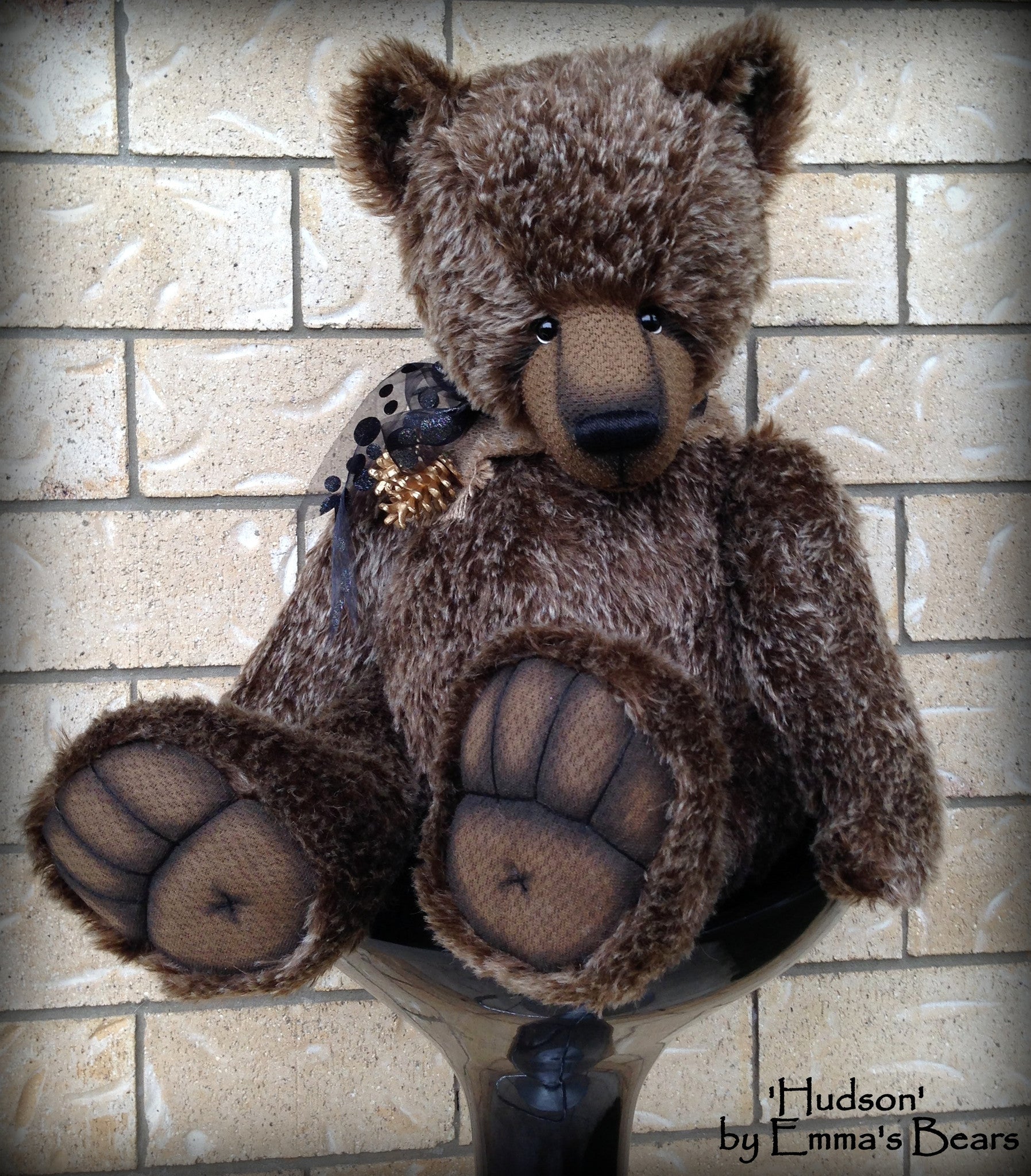 Hudson - 31in MOHAIR Artist Bear by Emmas Bears - OOAK