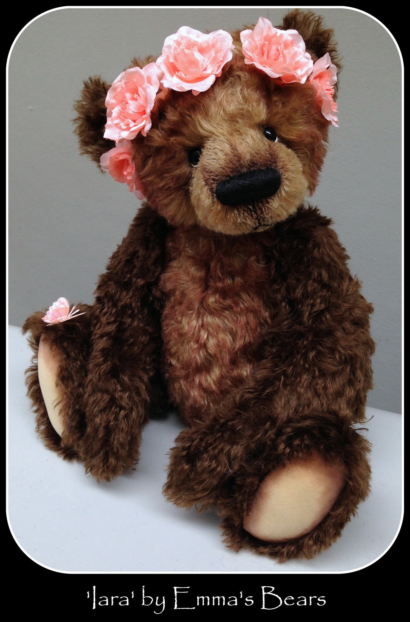 Iara - 18IN large kid mohair bear by Emmas Bears - OOAK