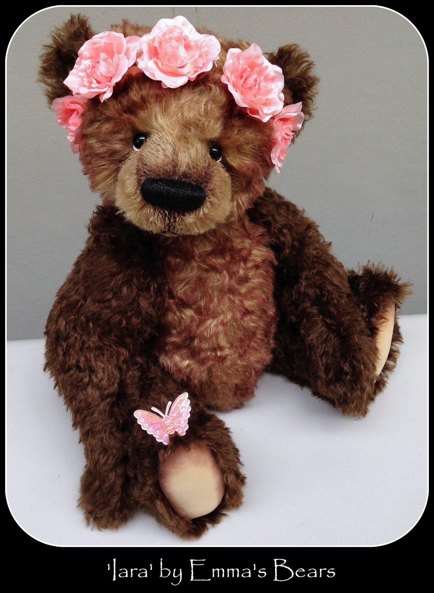 Iara - 18IN large kid mohair bear by Emmas Bears - OOAK