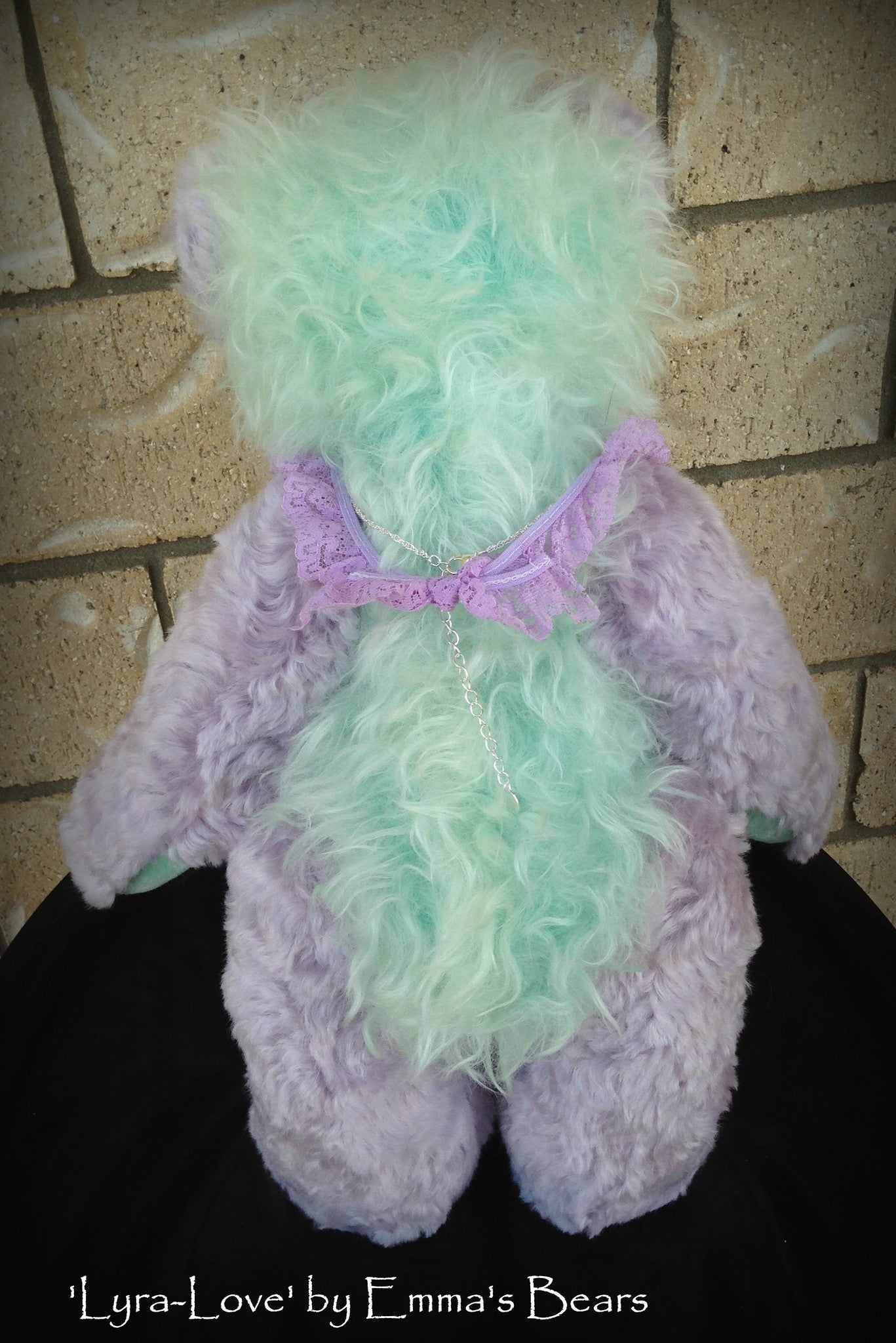 Lyra Love - 19IN hand dyed mohair artist bear by Emmas Bears - OOAK