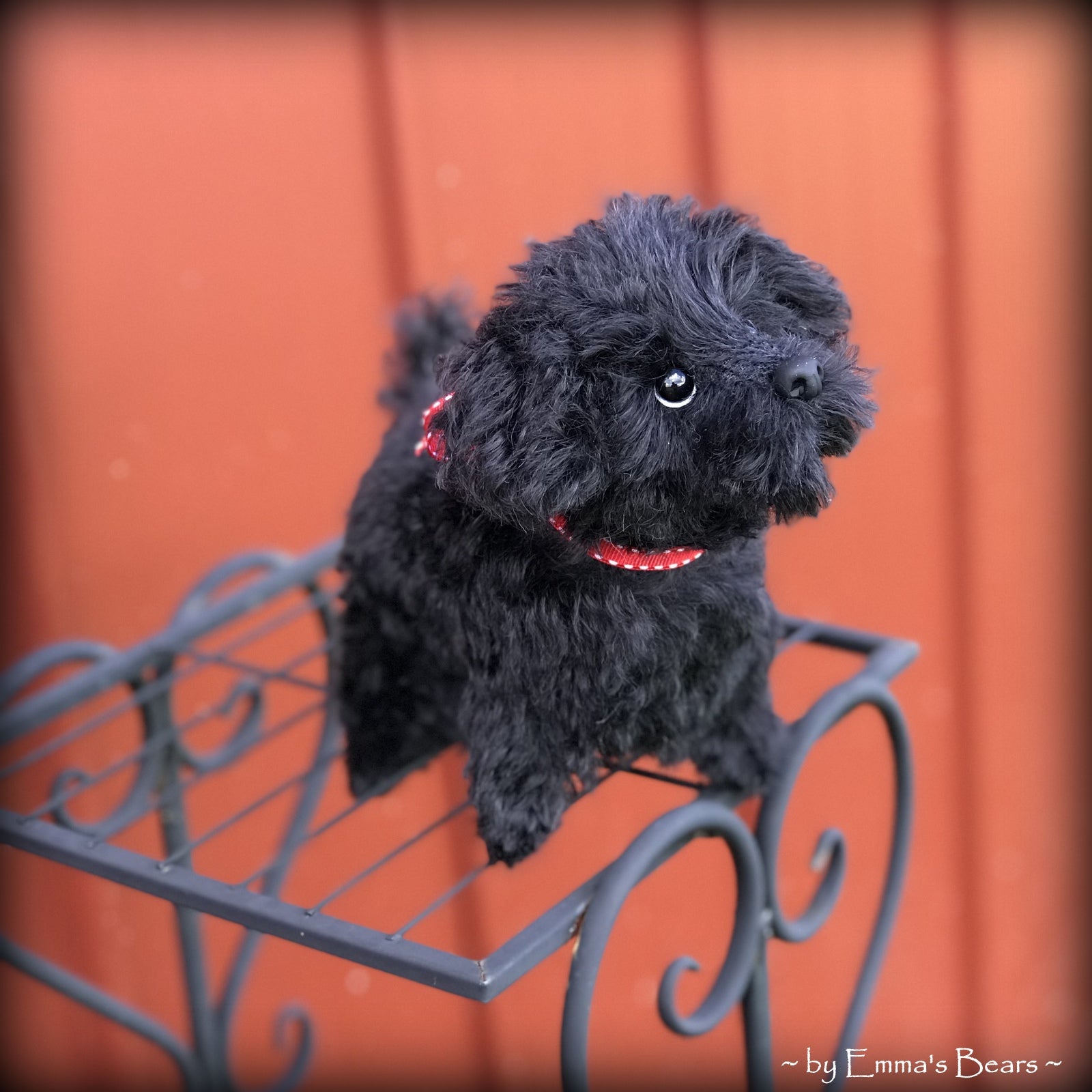 Sable - Black curly Kid Mohair