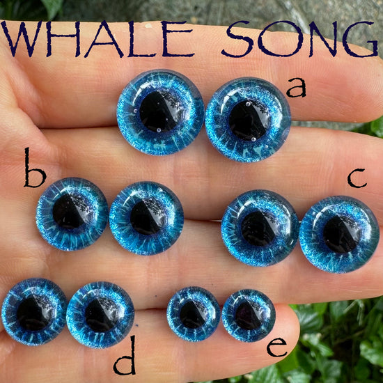 Hand Painted Eyes - Whale Song