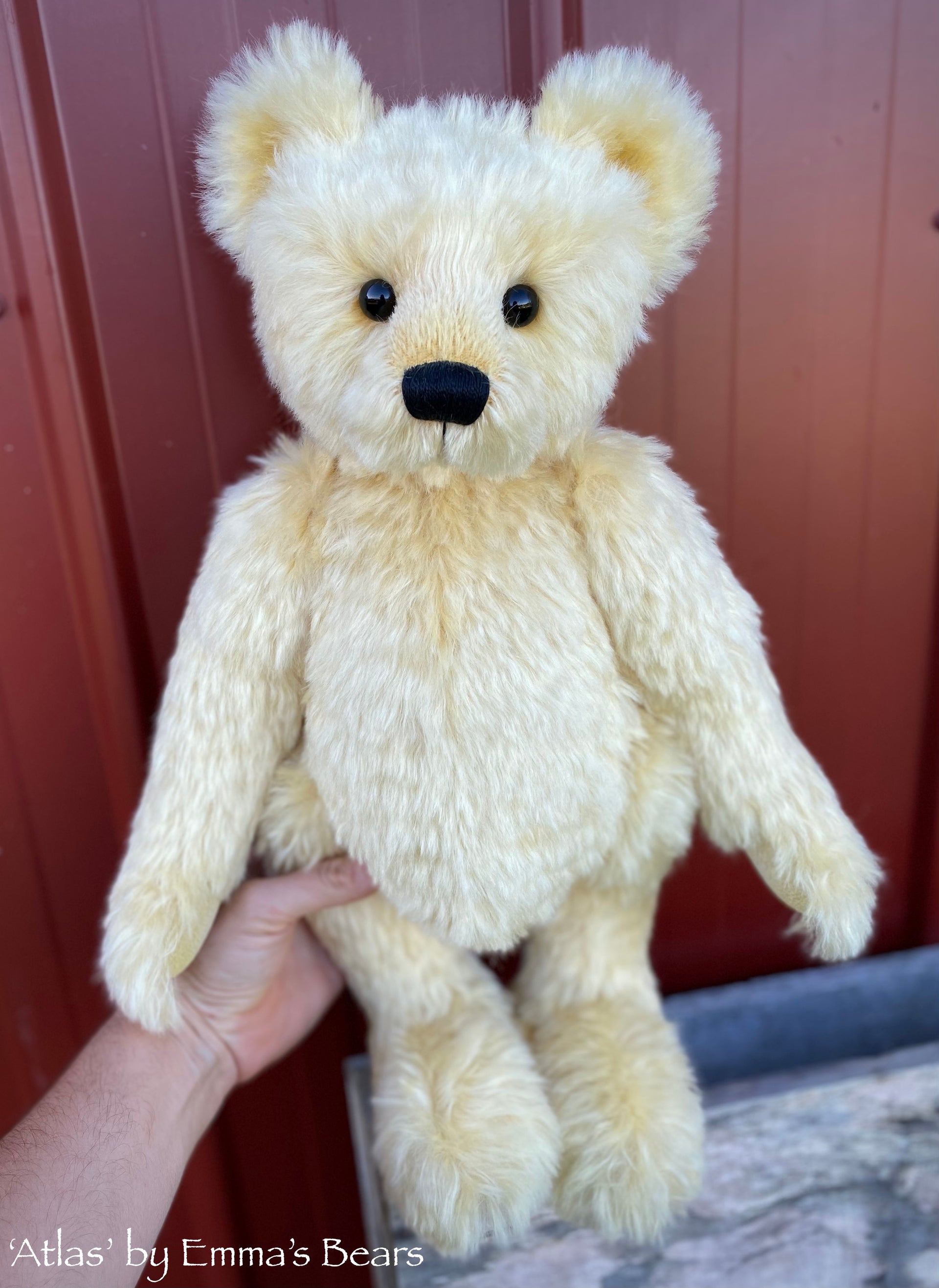 Atlas - 17" mohair artist bear by Emma's Bears  - OOAK