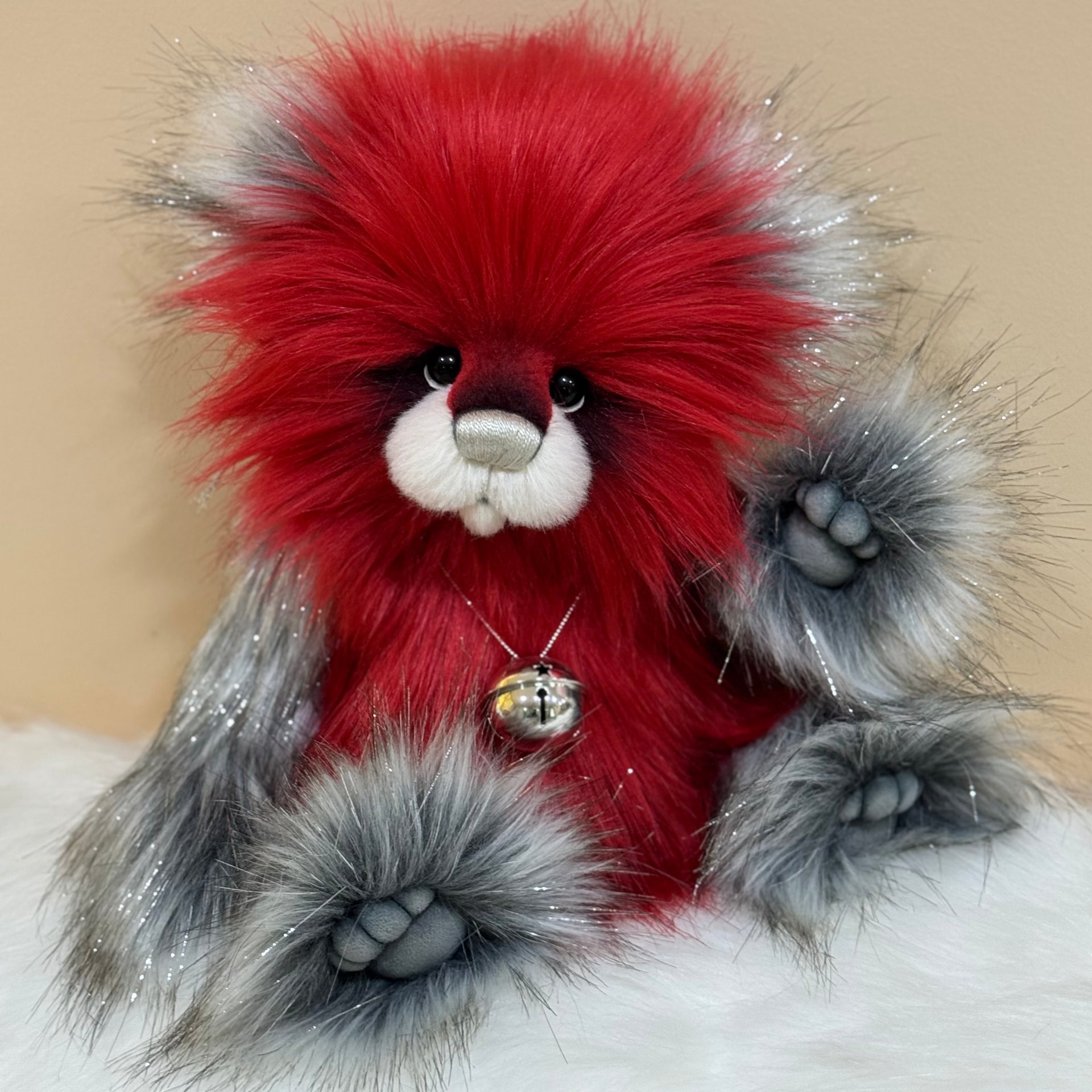 Jingle Joy - 15" Christmas 2025 Artist Bear by Emma's Bears - OOAK