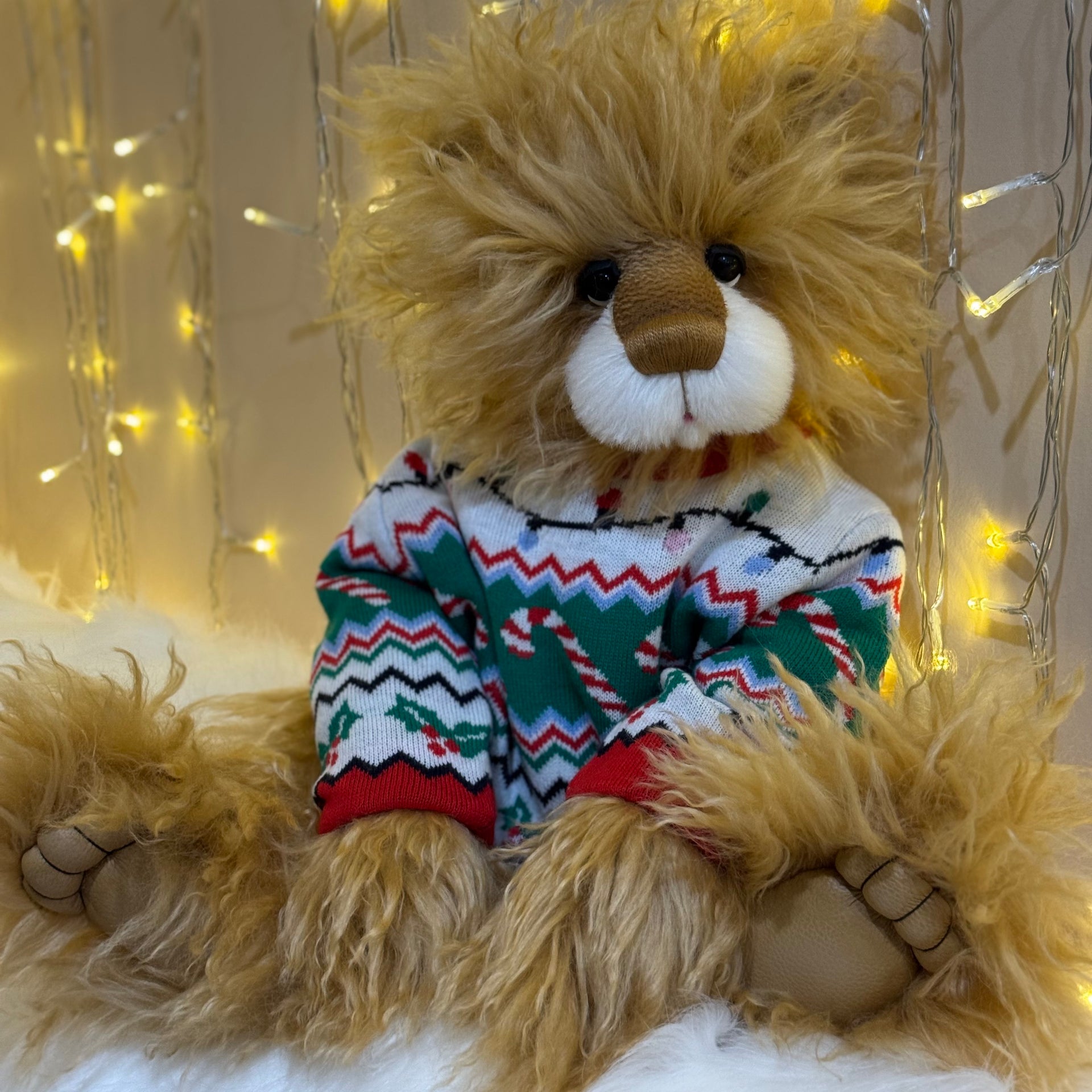 Frankincense Flurry - 22" Christmas 2025 Artist Bear by Emma's Bears - OOAK