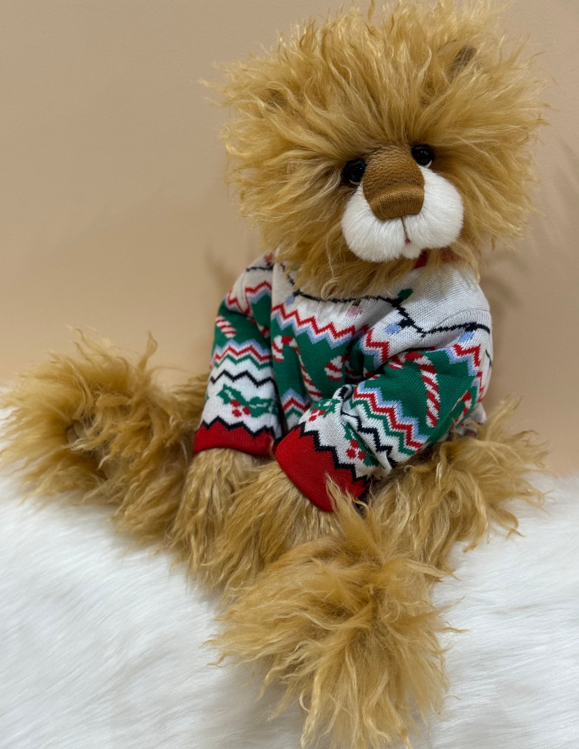 Frankincense Flurry - 22" Christmas 2025 Artist Bear by Emma's Bears - OOAK
