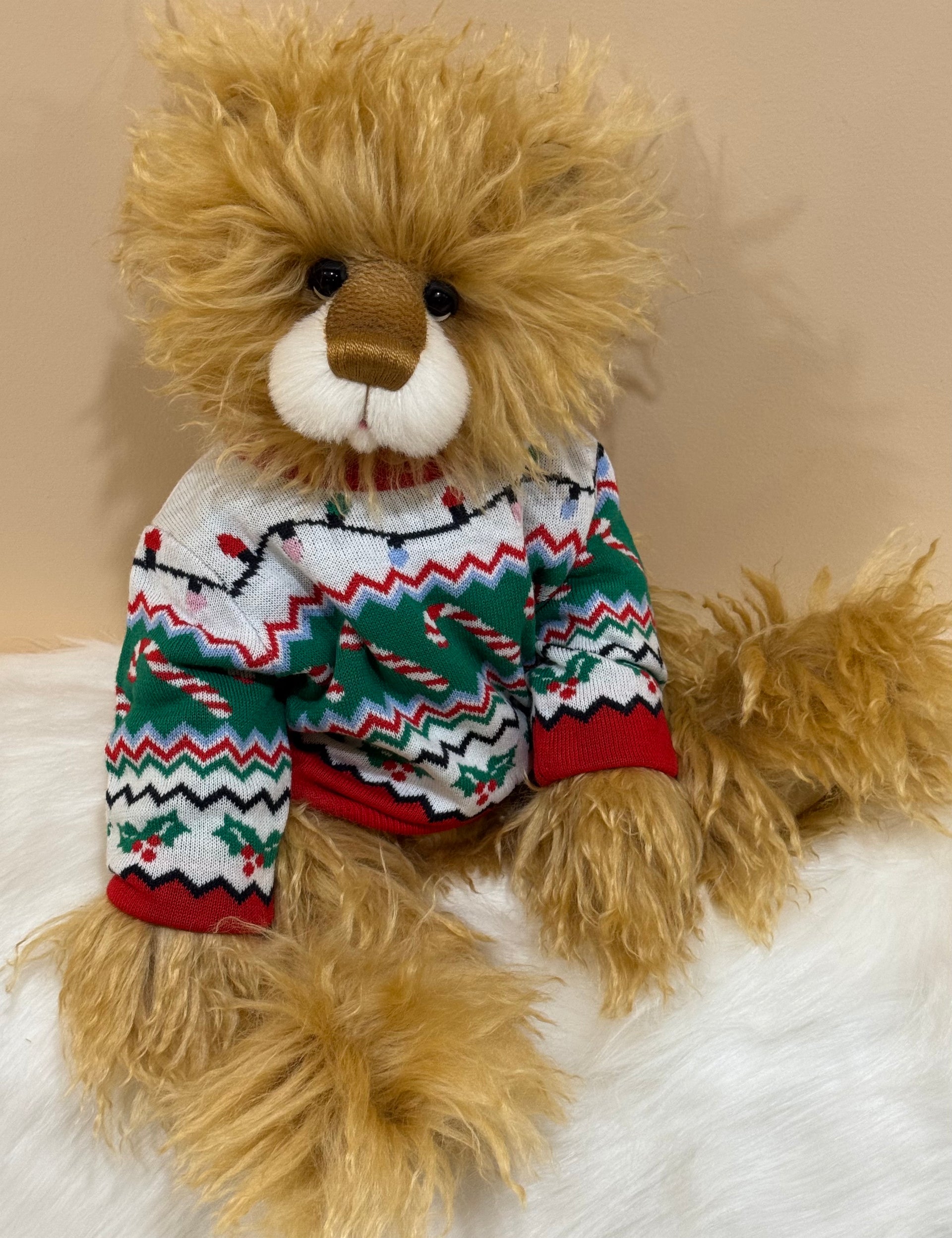 Frankincense Flurry - 22" Christmas 2025 Artist Bear by Emma's Bears - OOAK