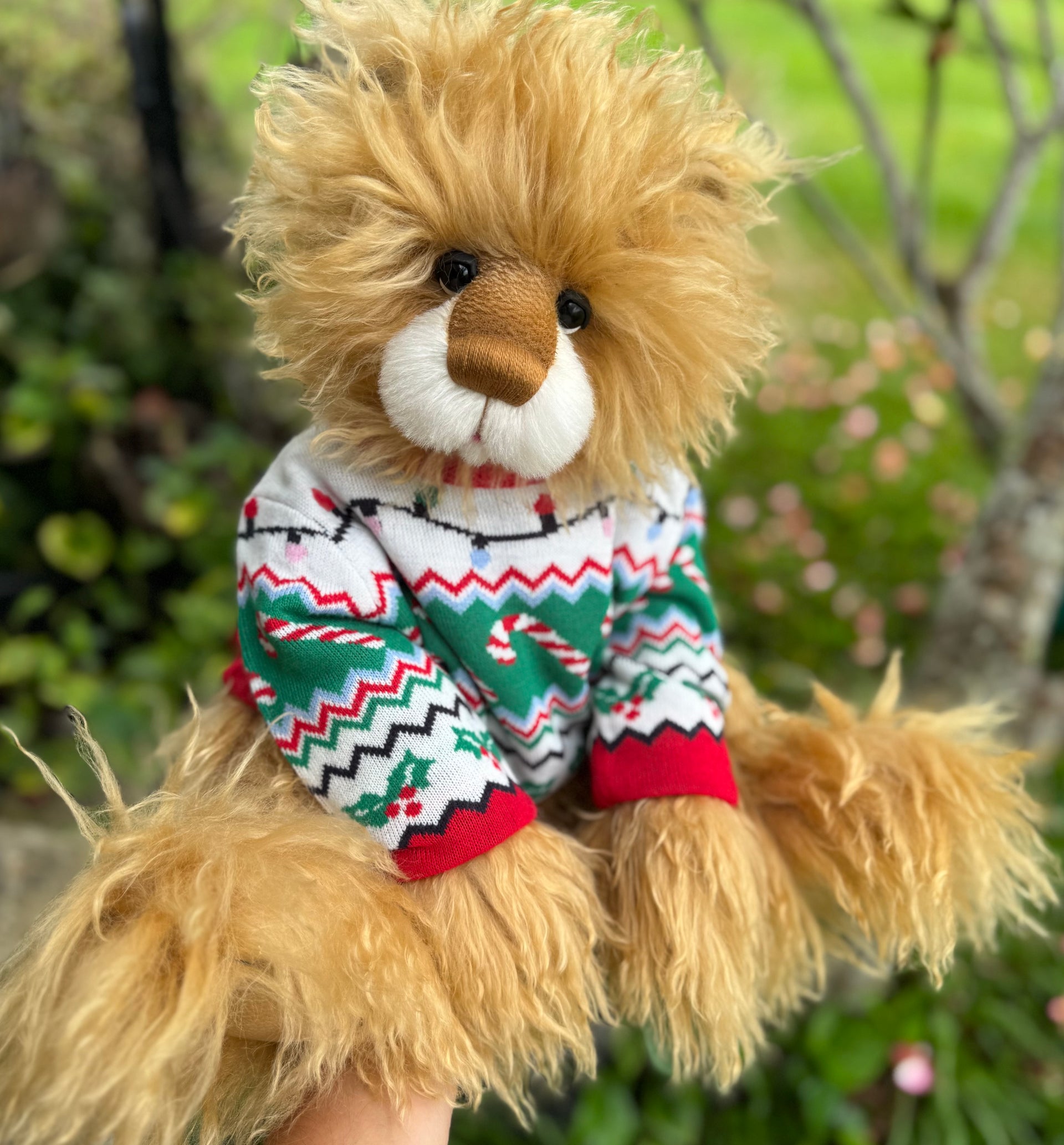 Frankincense Flurry - 22" Christmas 2025 Artist Bear by Emma's Bears - OOAK