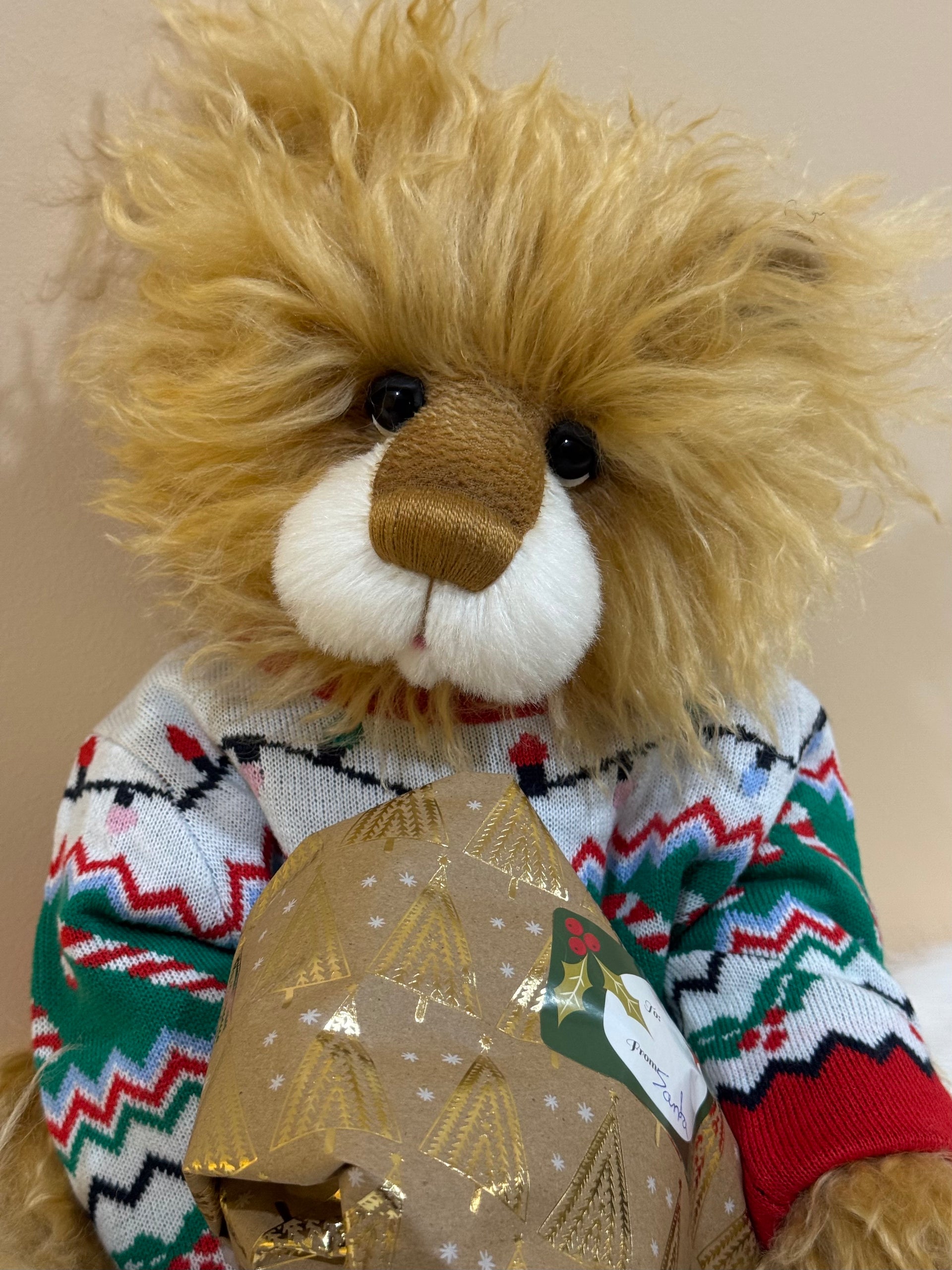 Frankincense Flurry - 22" Christmas 2025 Artist Bear by Emma's Bears - OOAK