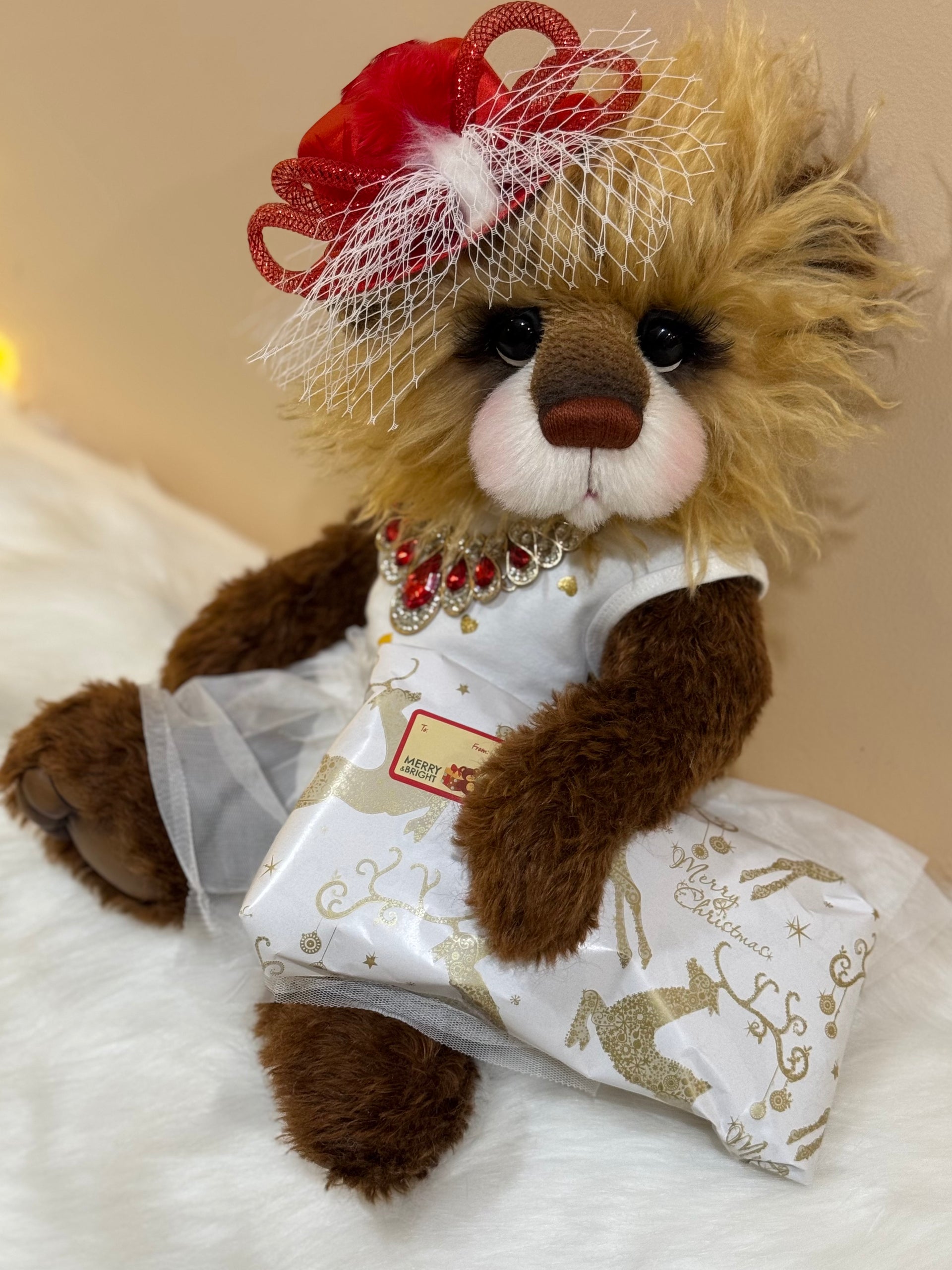 Ginger Meg - 18" Christmas 2025 Artist Bear by Emma's Bears - OOAK