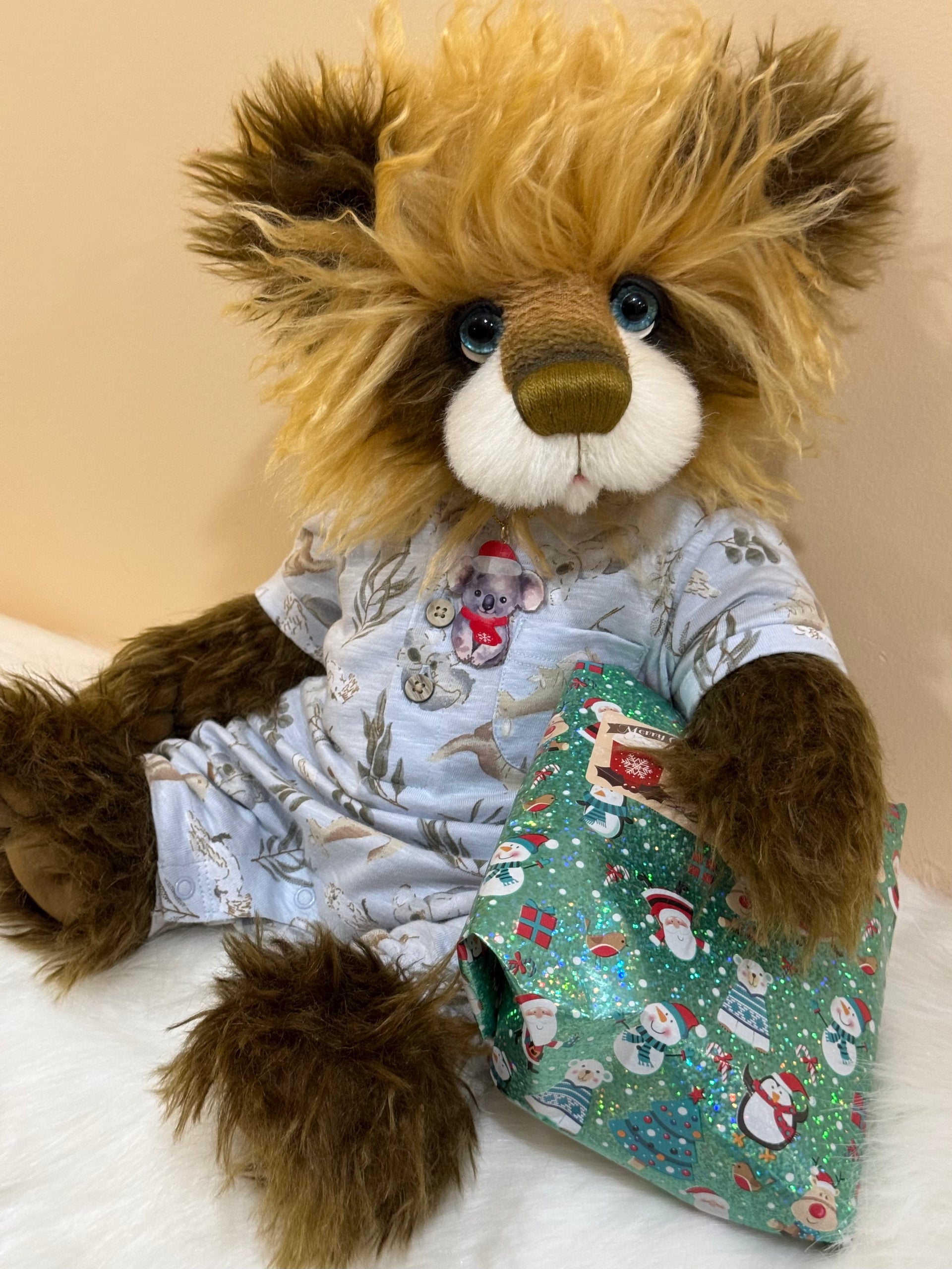 Christopher Crimble - 18" Christmas 2025 Artist Bear by Emma's Bears - OOAK