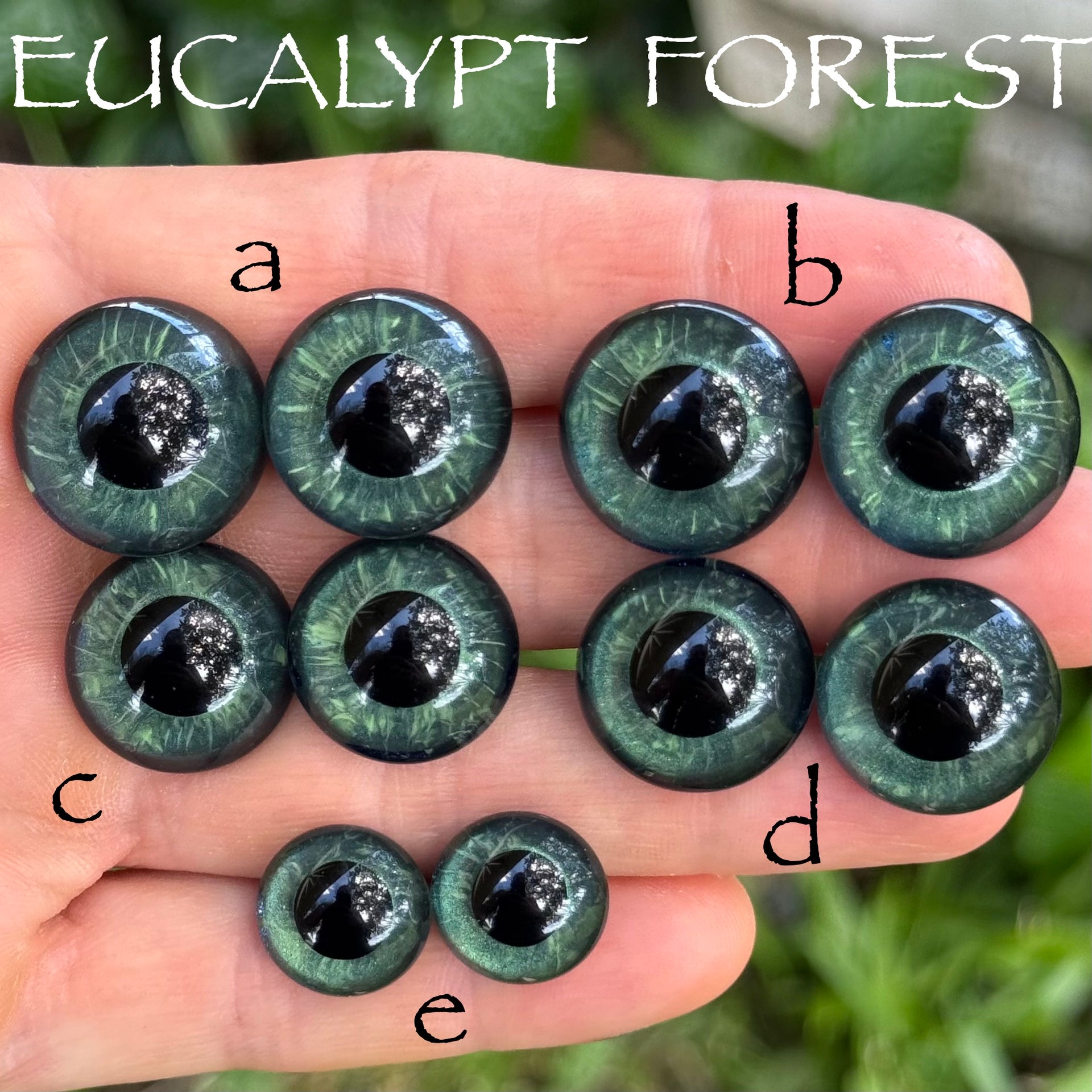 Hand Painted Eyes - Eucalypt Forest