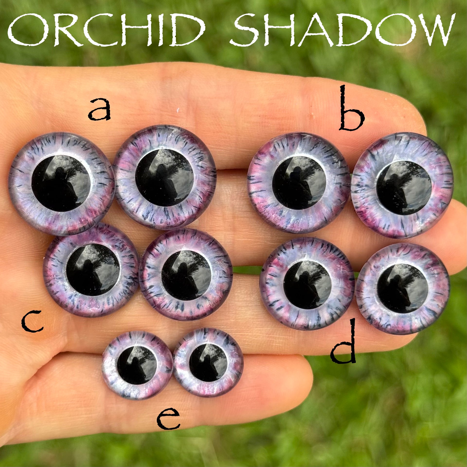 Hand Painted Eyes - Orchid Shadow