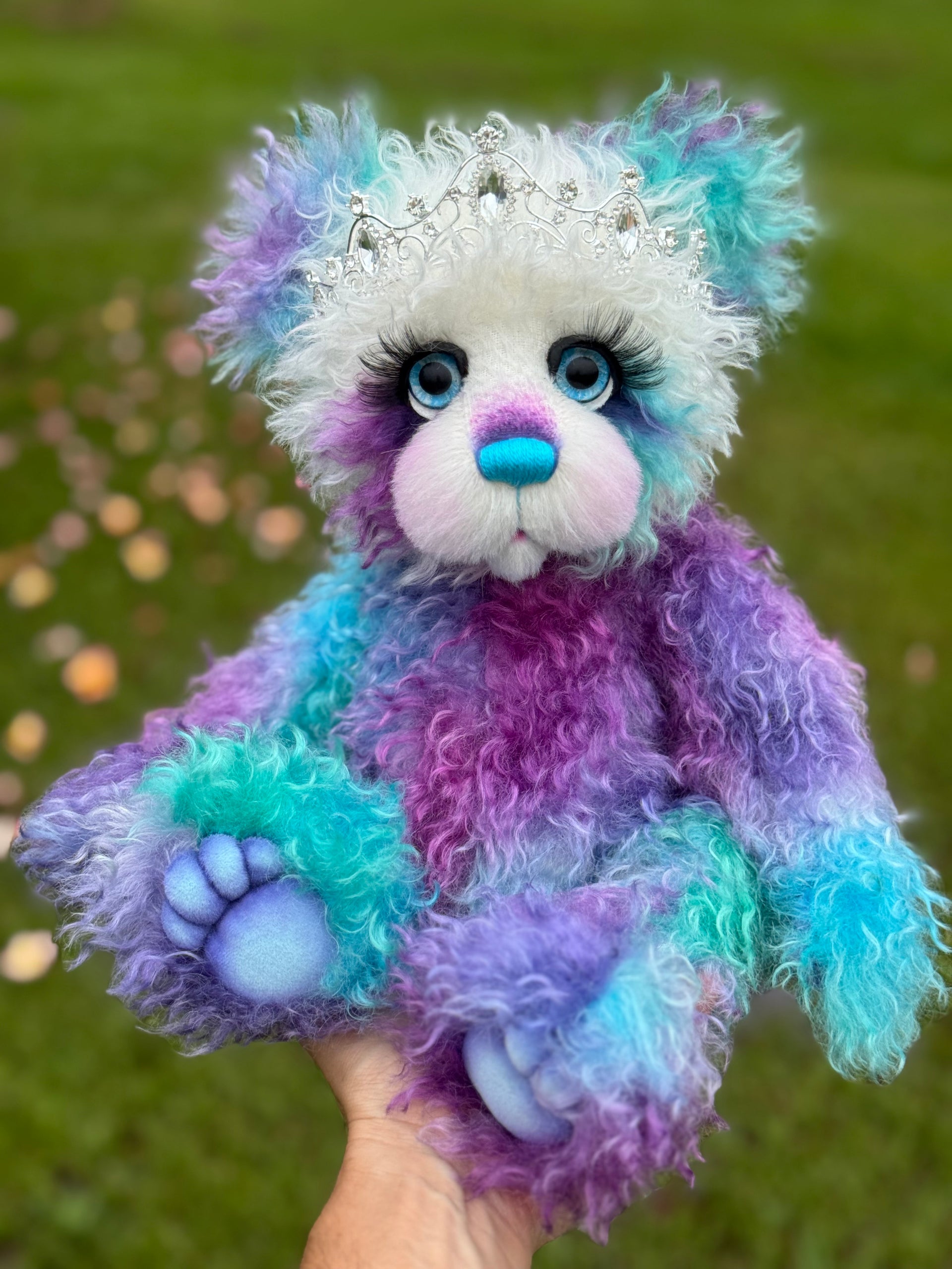 Curlylocks Mohair - Hand Dyed Baby Pink - Fat 1/8m - DEC097