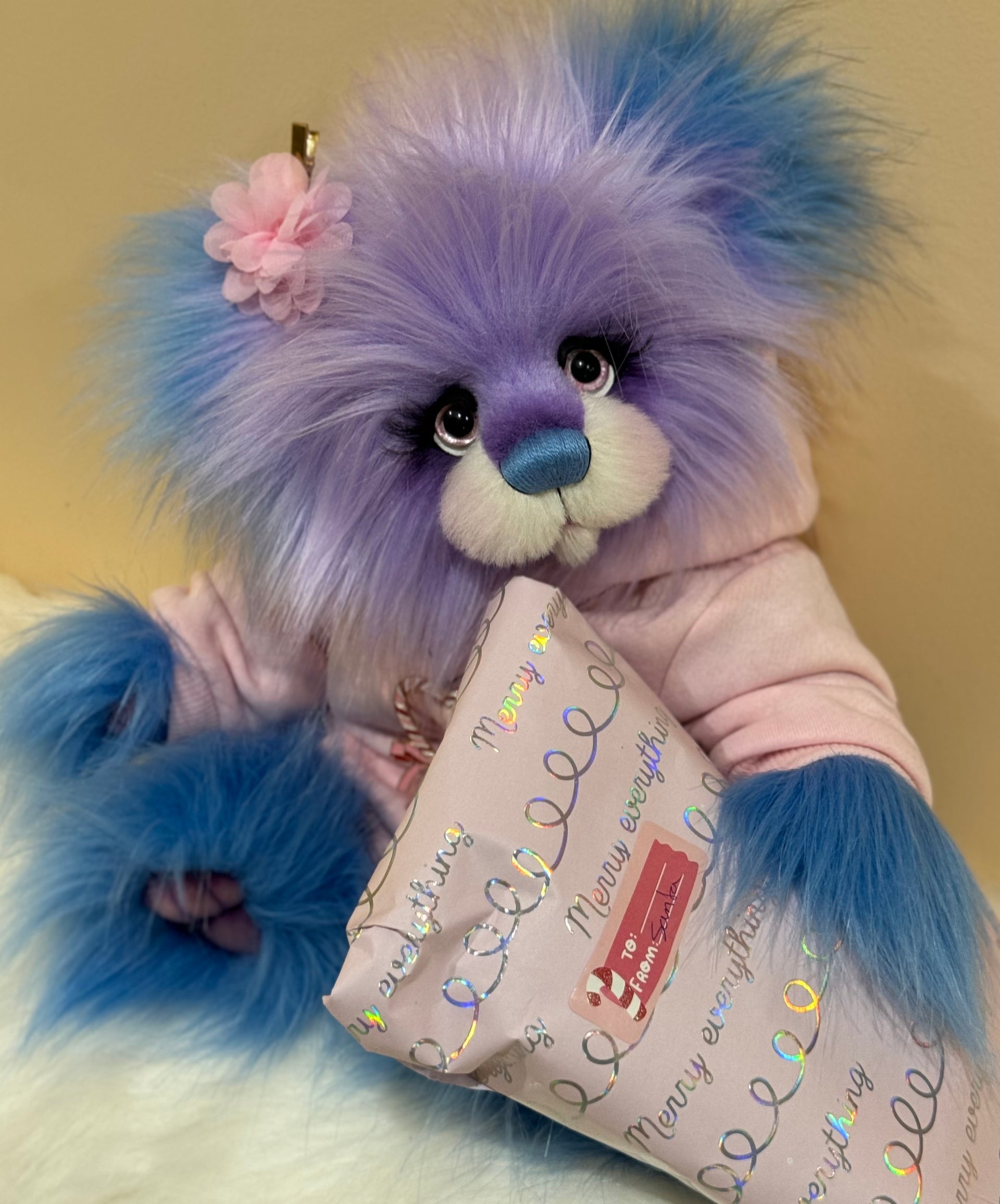 Jolly Holly - 15" Christmas 2025 Artist Bear by Emma's Bears - OOAK