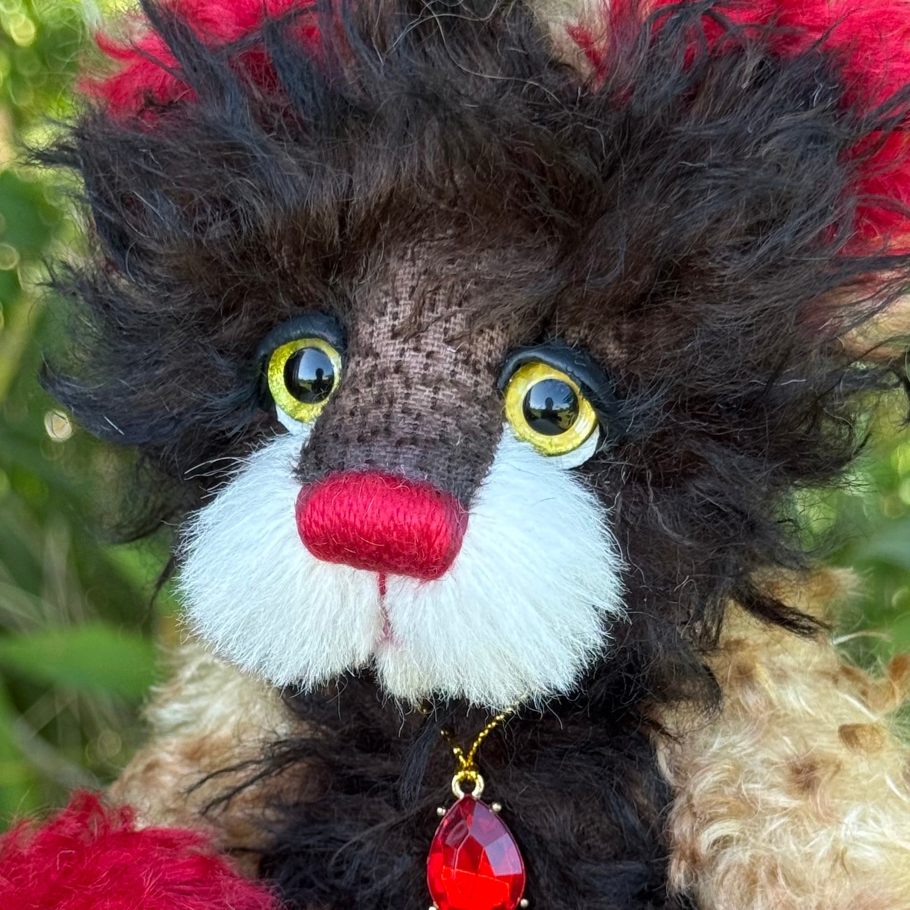 Karma Clove - 9" Mohair Artist Bear by Emma's Bears - OOAK
