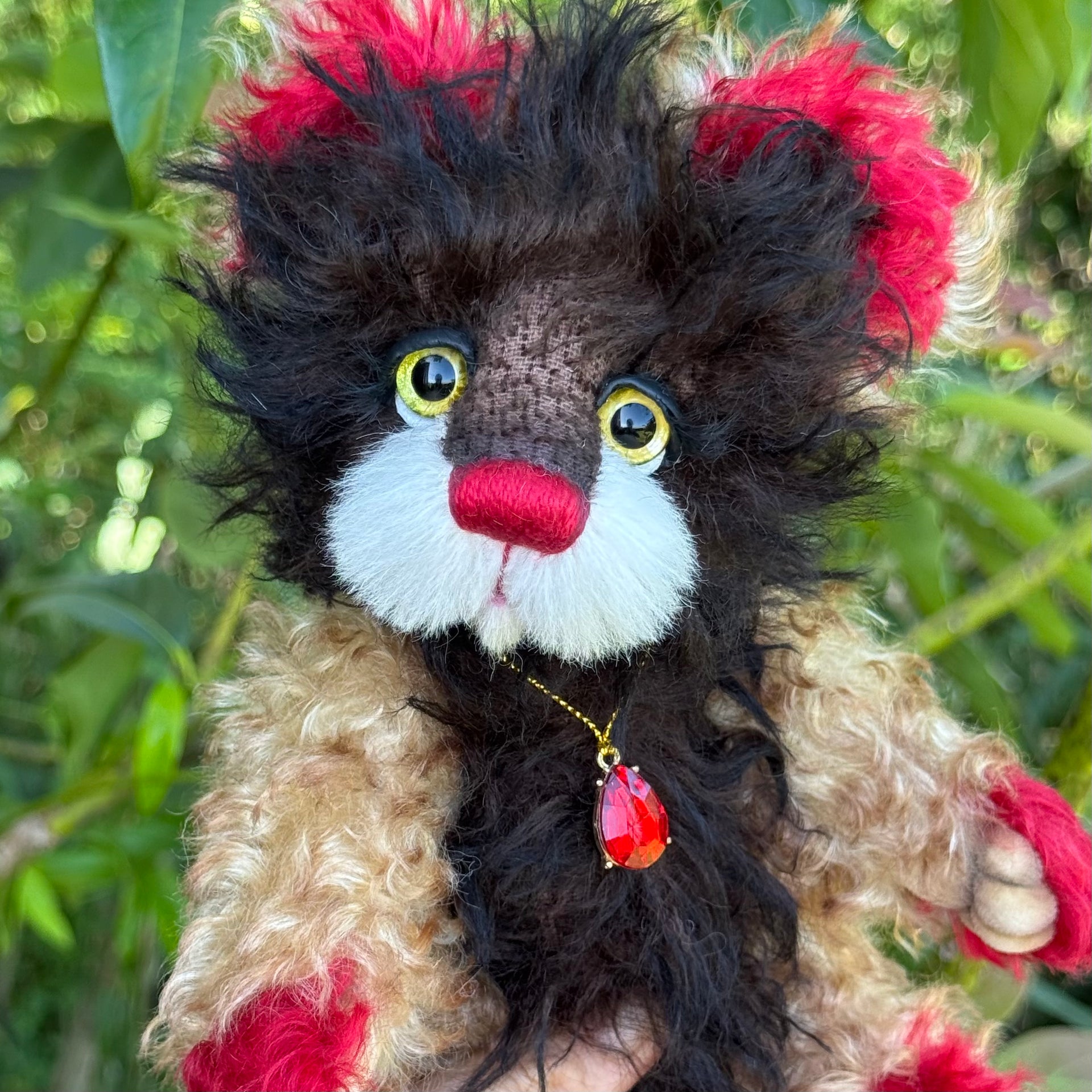 Karma Clove - 9" Mohair Artist Bear by Emma's Bears - OOAK