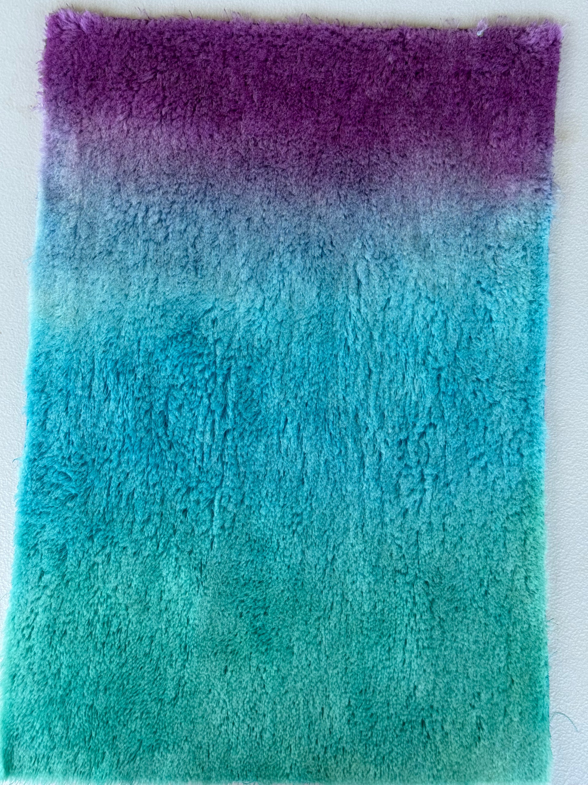 10mm Alpaca  - Hand Dyed Cool Waters - Fat 1/8m  - DEC010